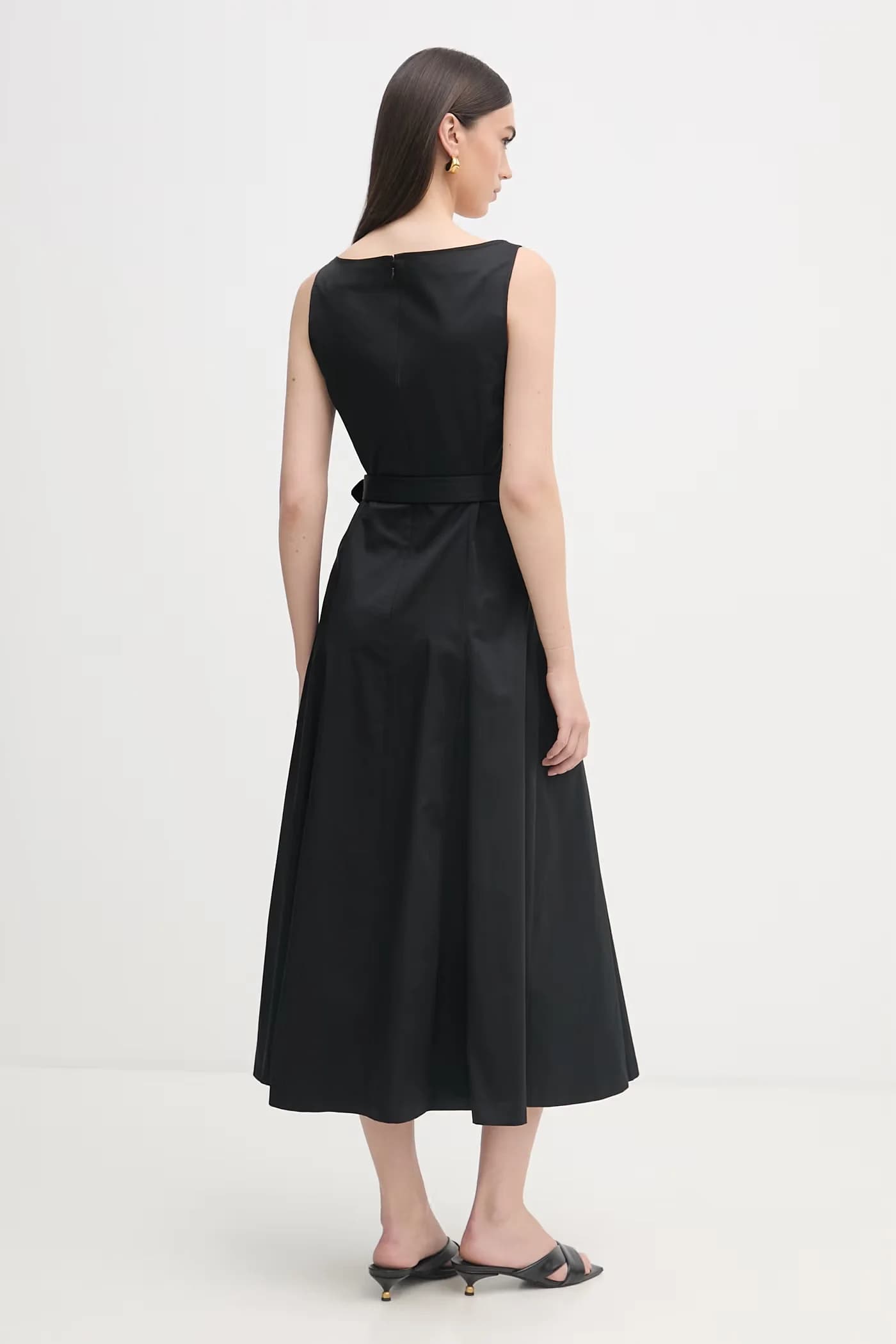 Расклешенное платье Poltrona из хлопка - фото 3