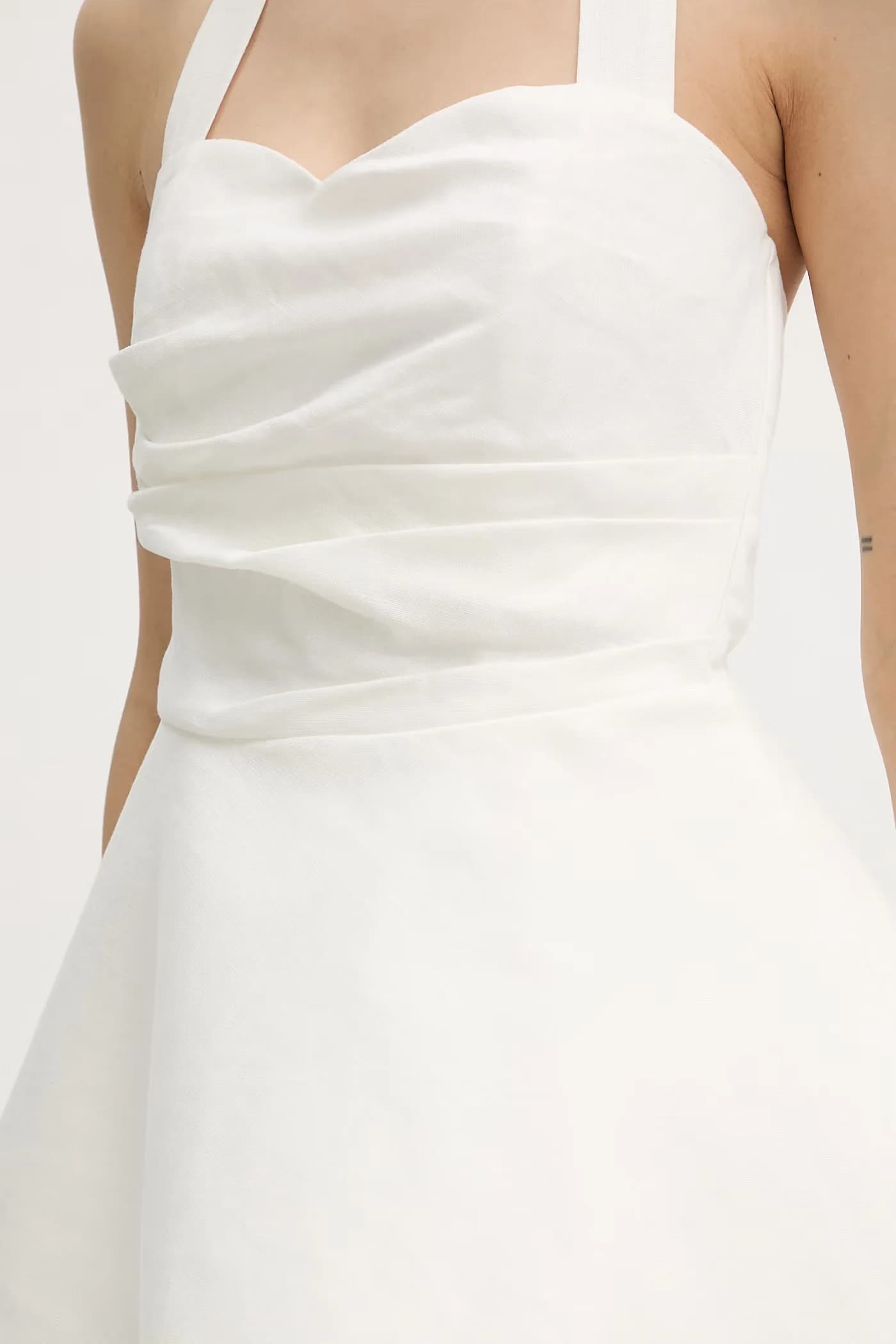 Льняное летнее платье - фото 5