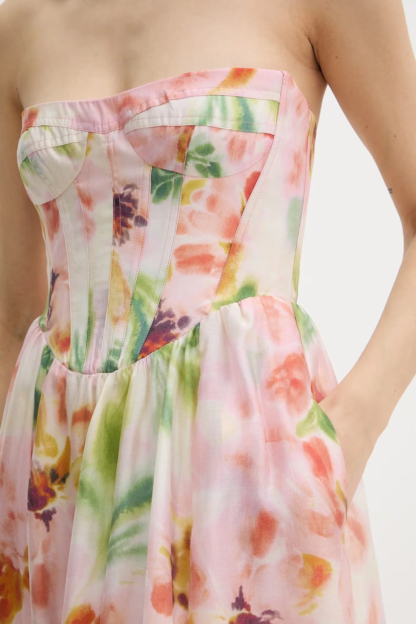 Летнее платье с лиоцеллом - фото 5