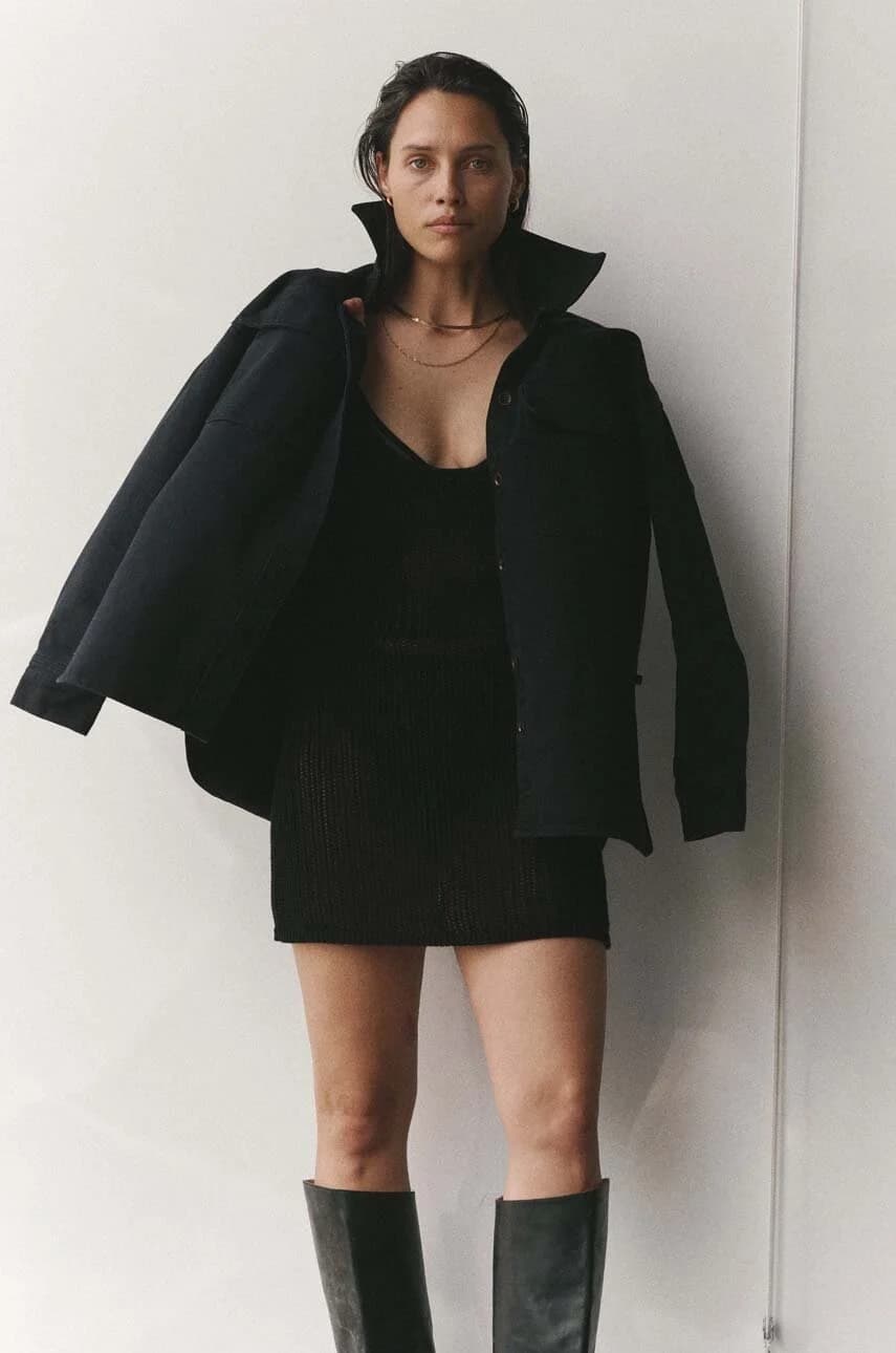 хлопковое платье PETITE - фото 6