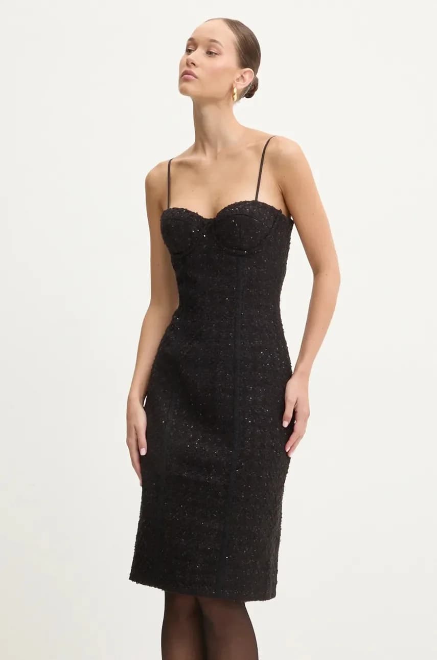 Платье из смесовой шерсти