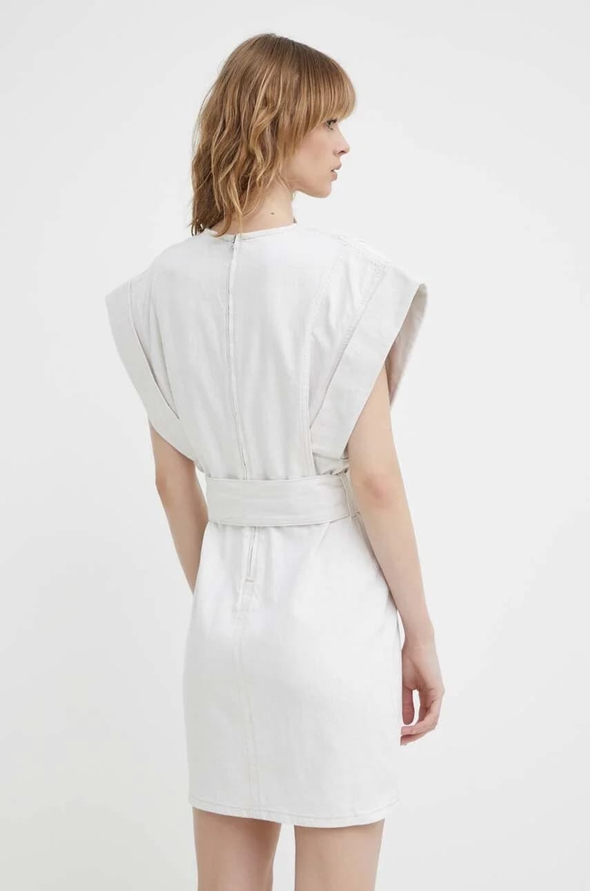 Платье из смесового льна - фото 3