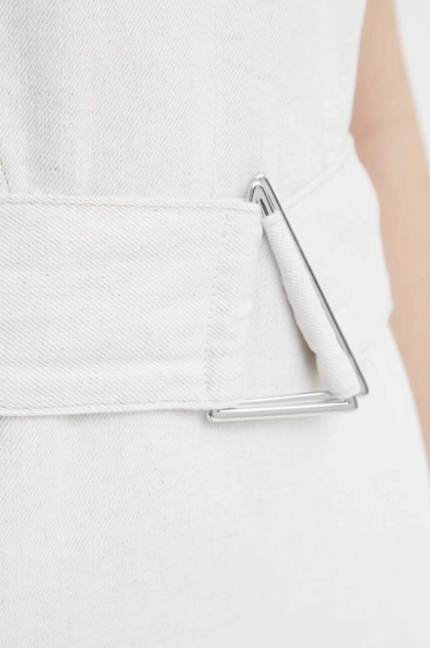 Платье из смесового льна - фото 5