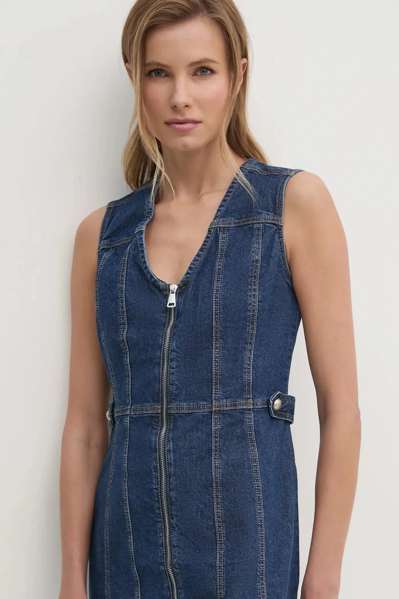 Джинсовое платье - фото 4