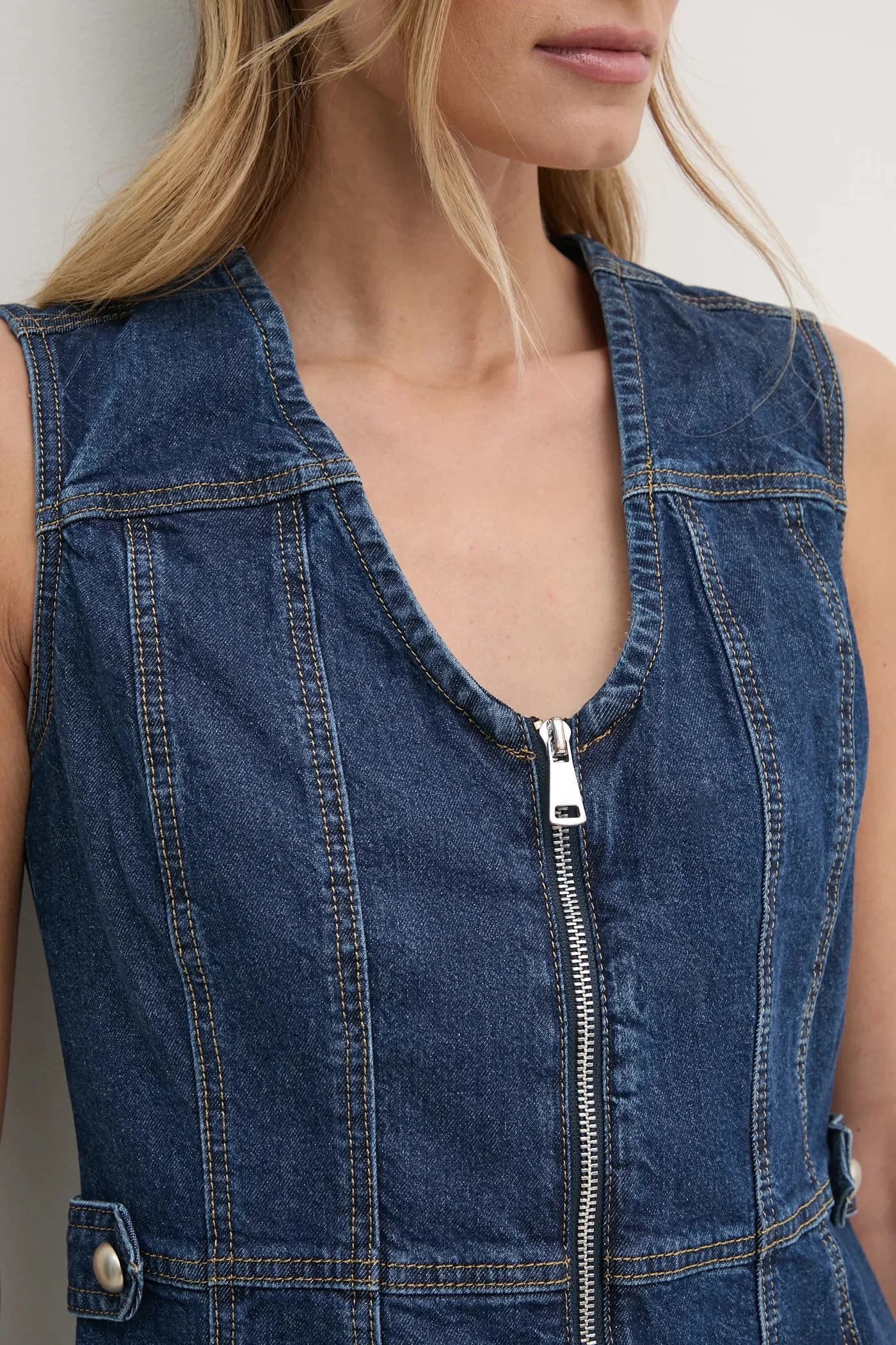 Джинсовое платье - фото 5