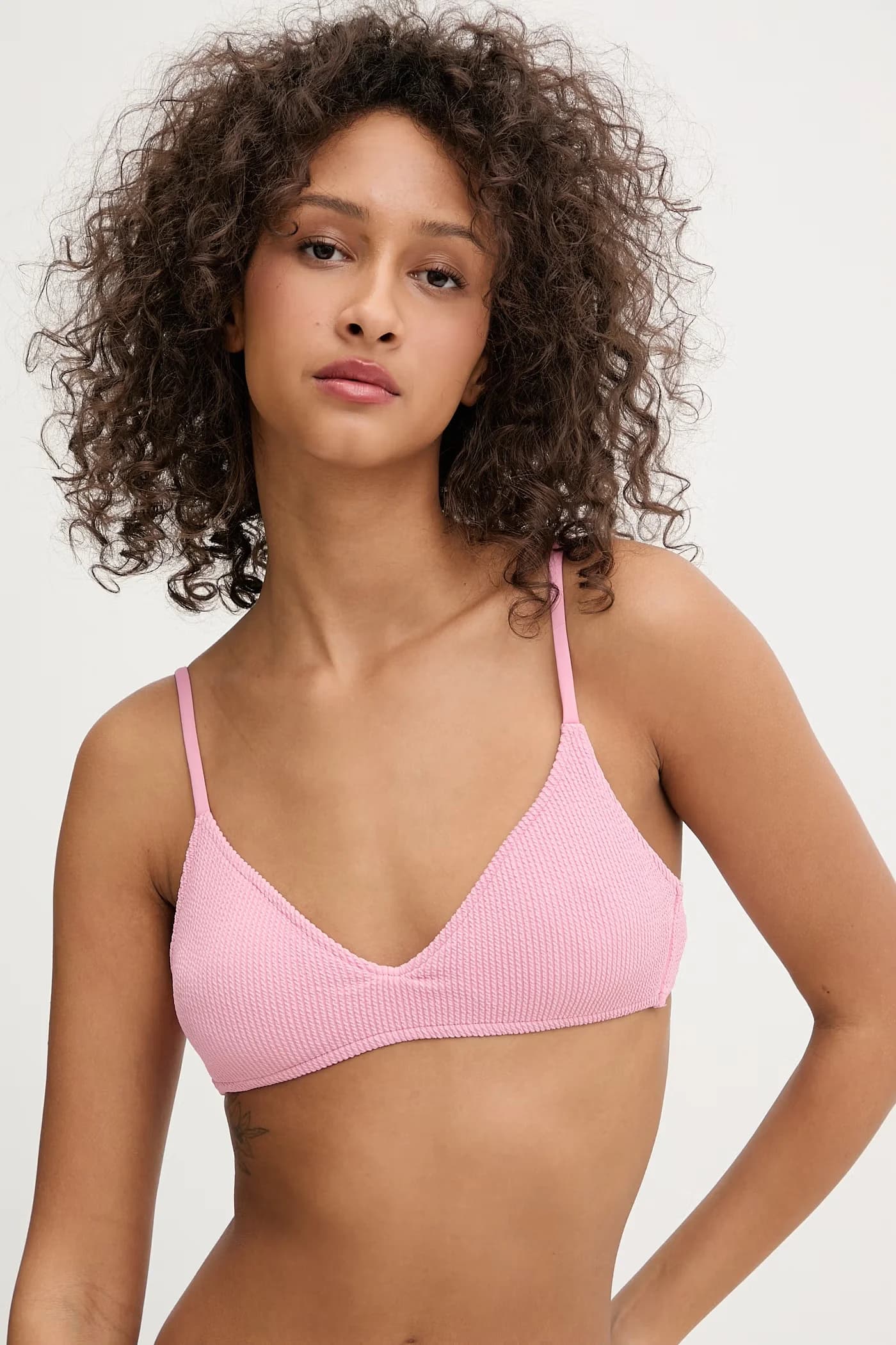 Плавательный бюстгальтер розовый для женщин