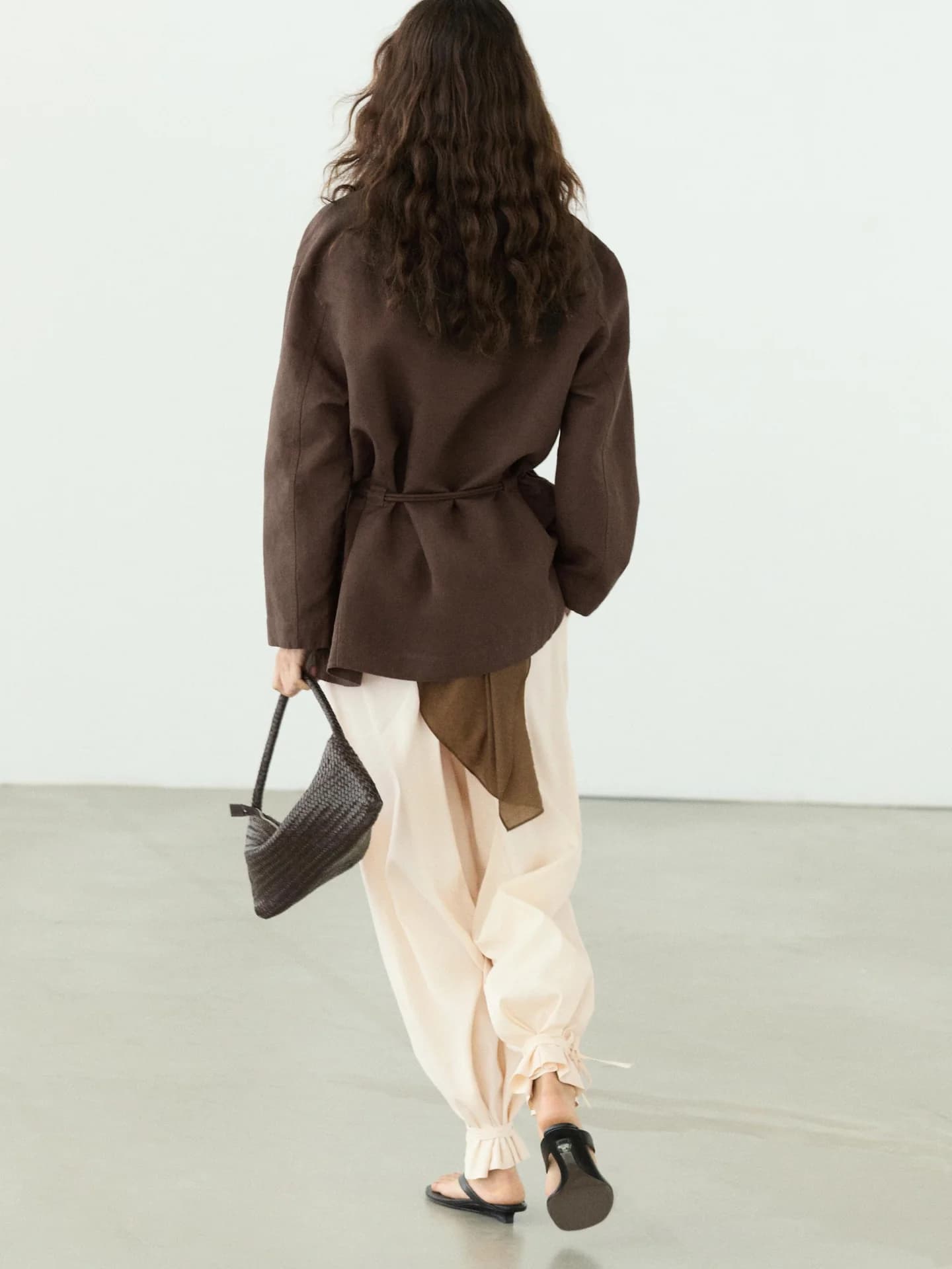 Кимоно с льняными завязками - фото 10