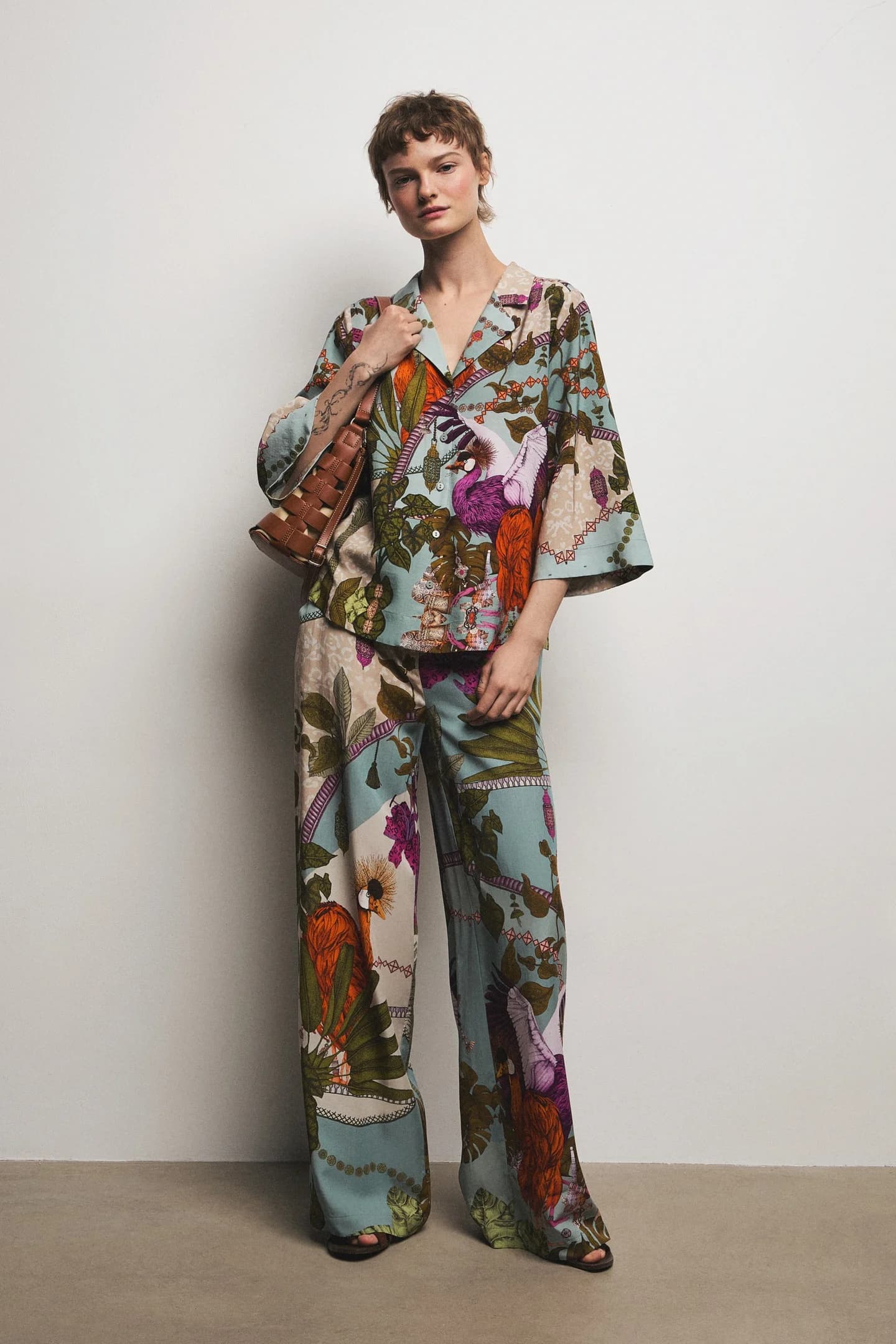 Женские широкие брюки с лиоцеллом