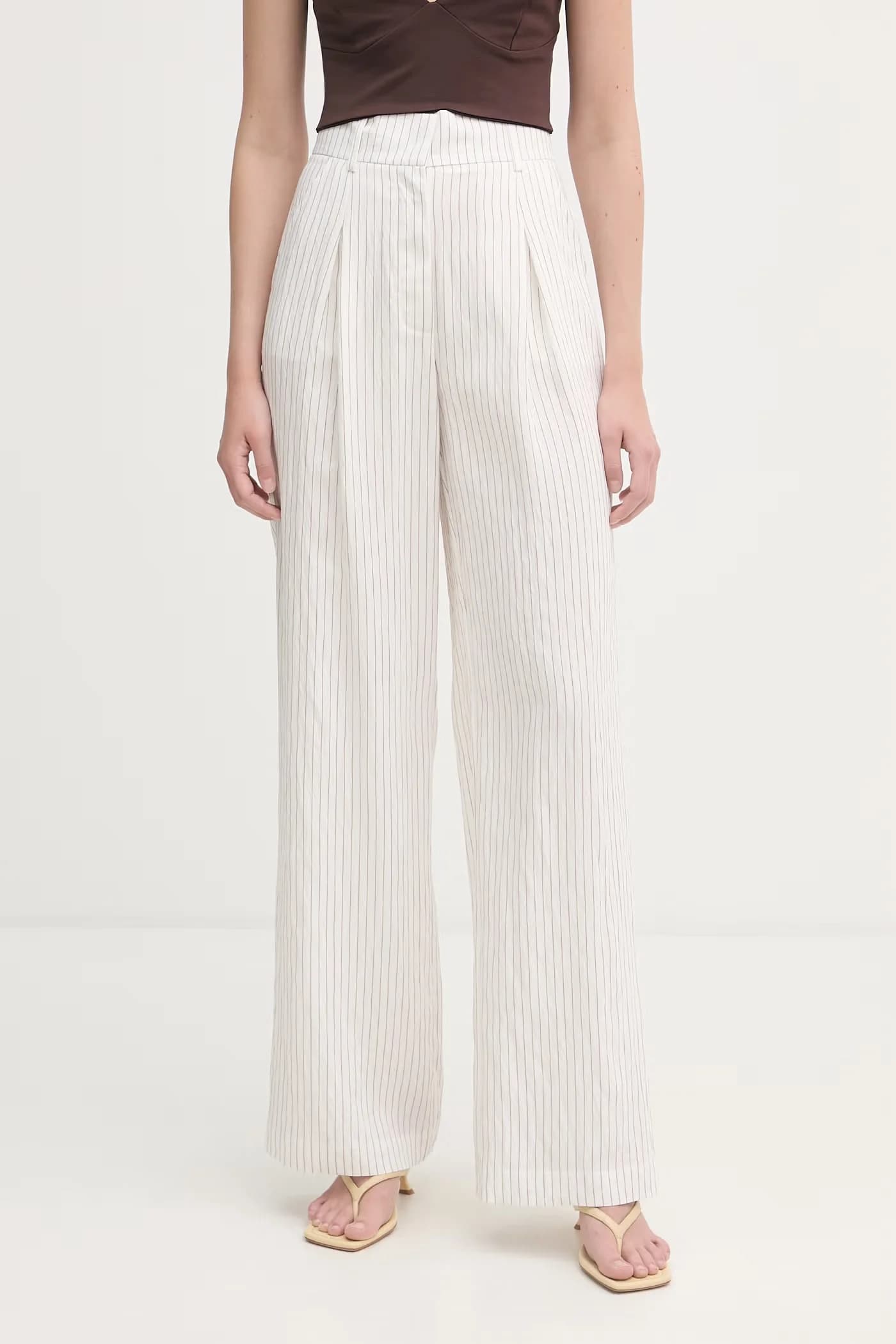 Женские брюки из вискозы белые для женщин