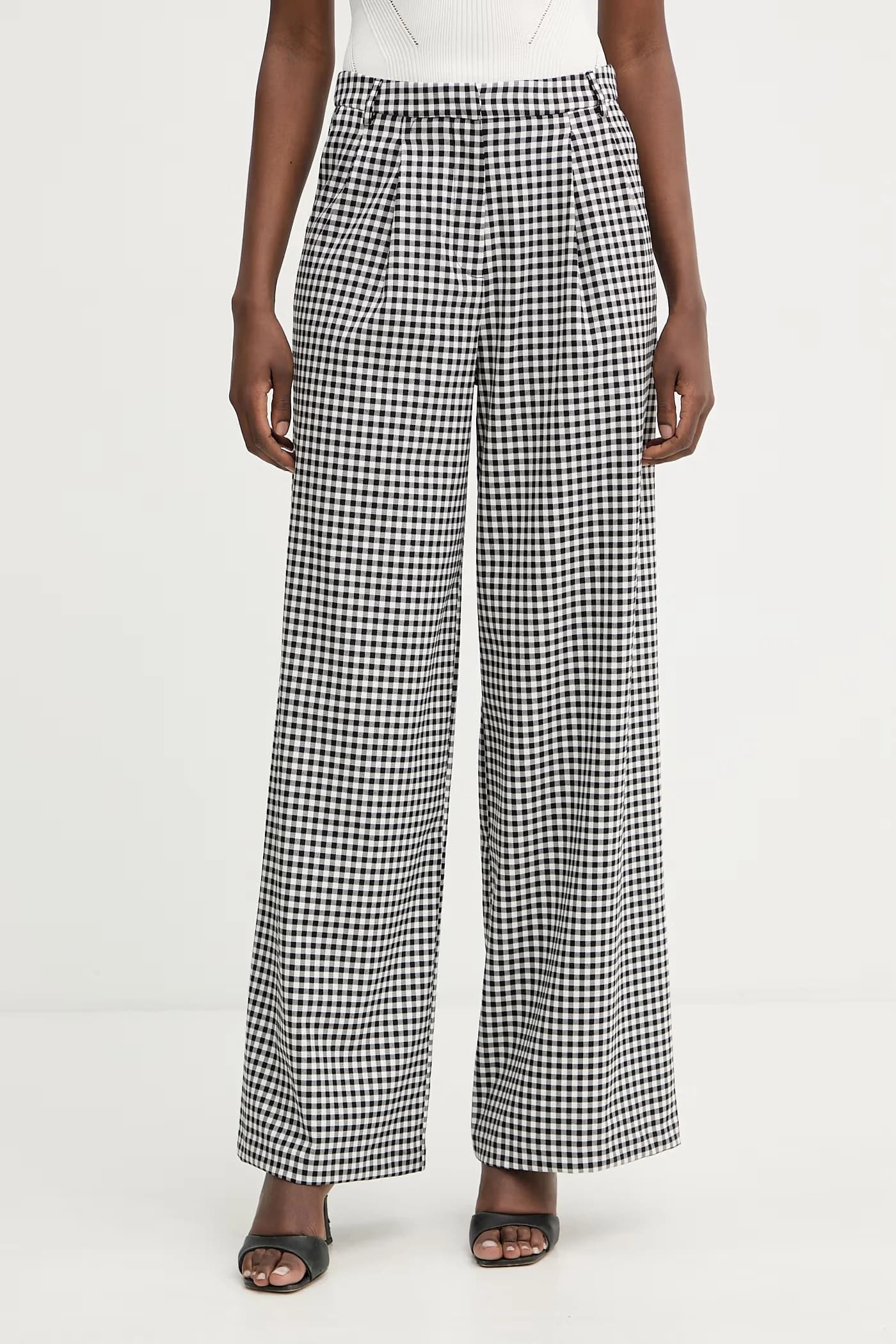 Женские брюки из вискозы черные для женщин