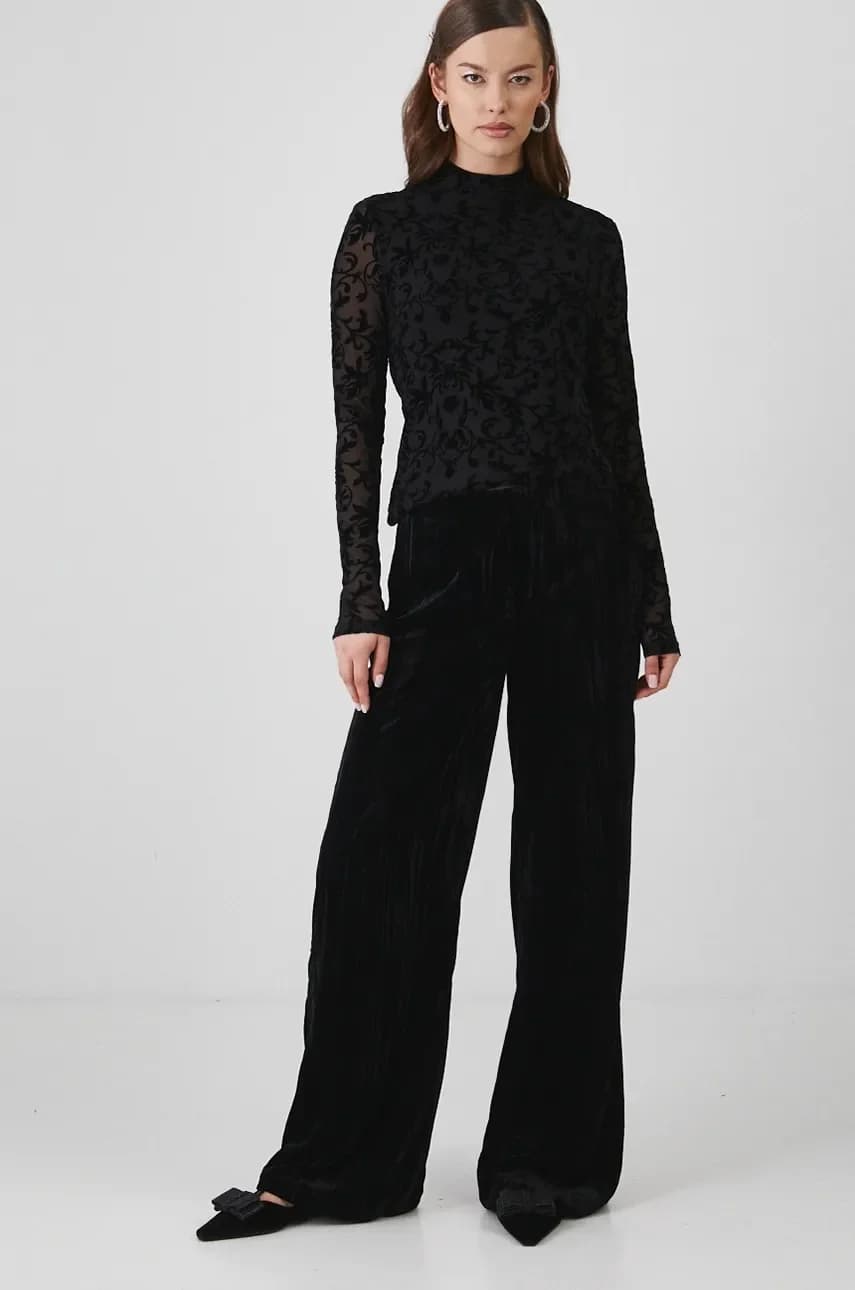 Брюки черные для женщин - фото 2