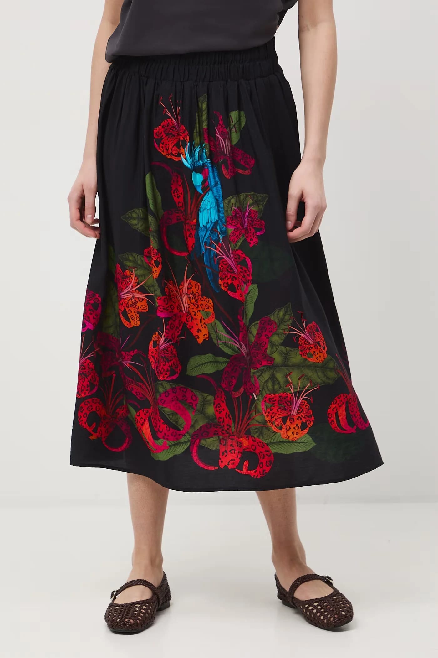 Юбка А-силуэта с вискозой - фото 2