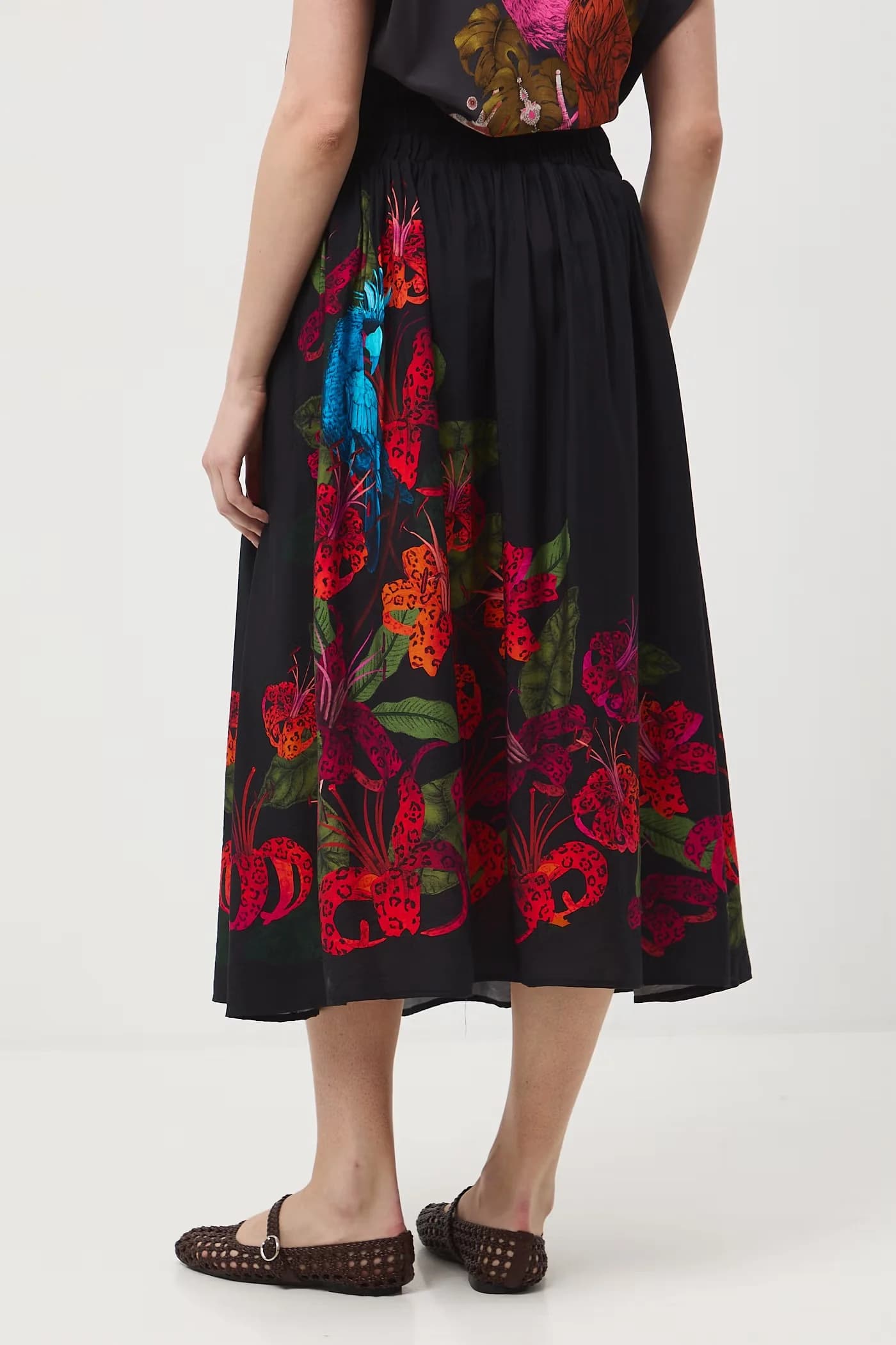 Юбка А-силуэта с вискозой - фото 4