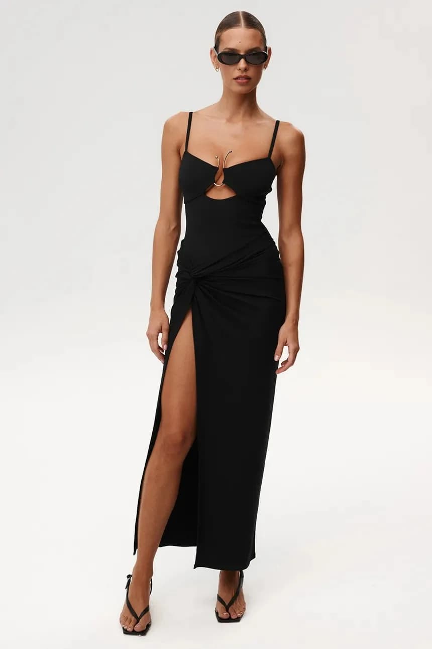 Blanca Юбка с разрезом из лиоцелла