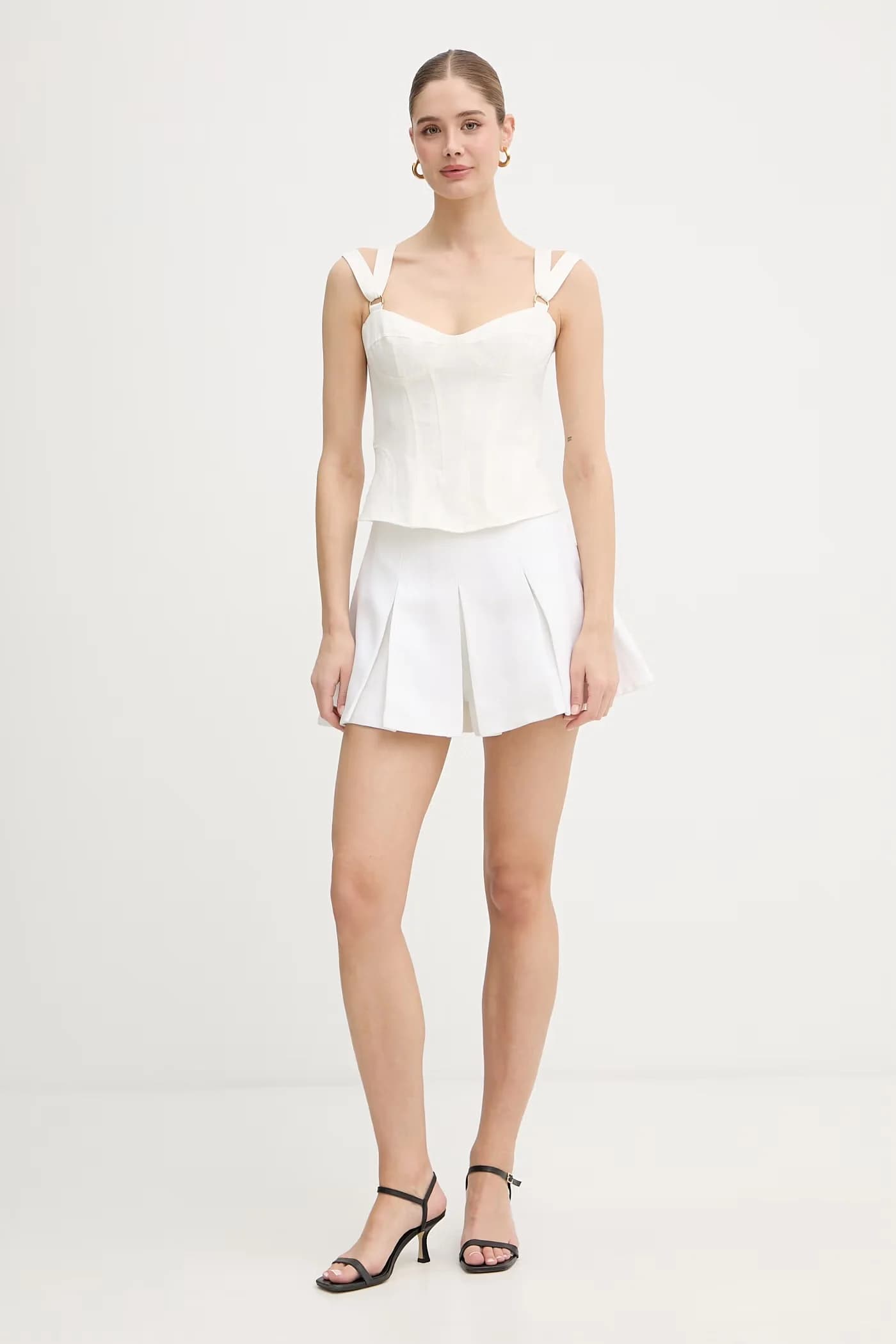 Льняная юбка и брюки - фото 2