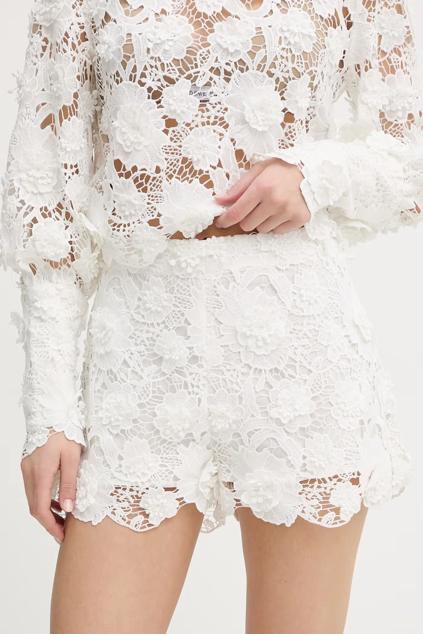 Женские ажурные шорты