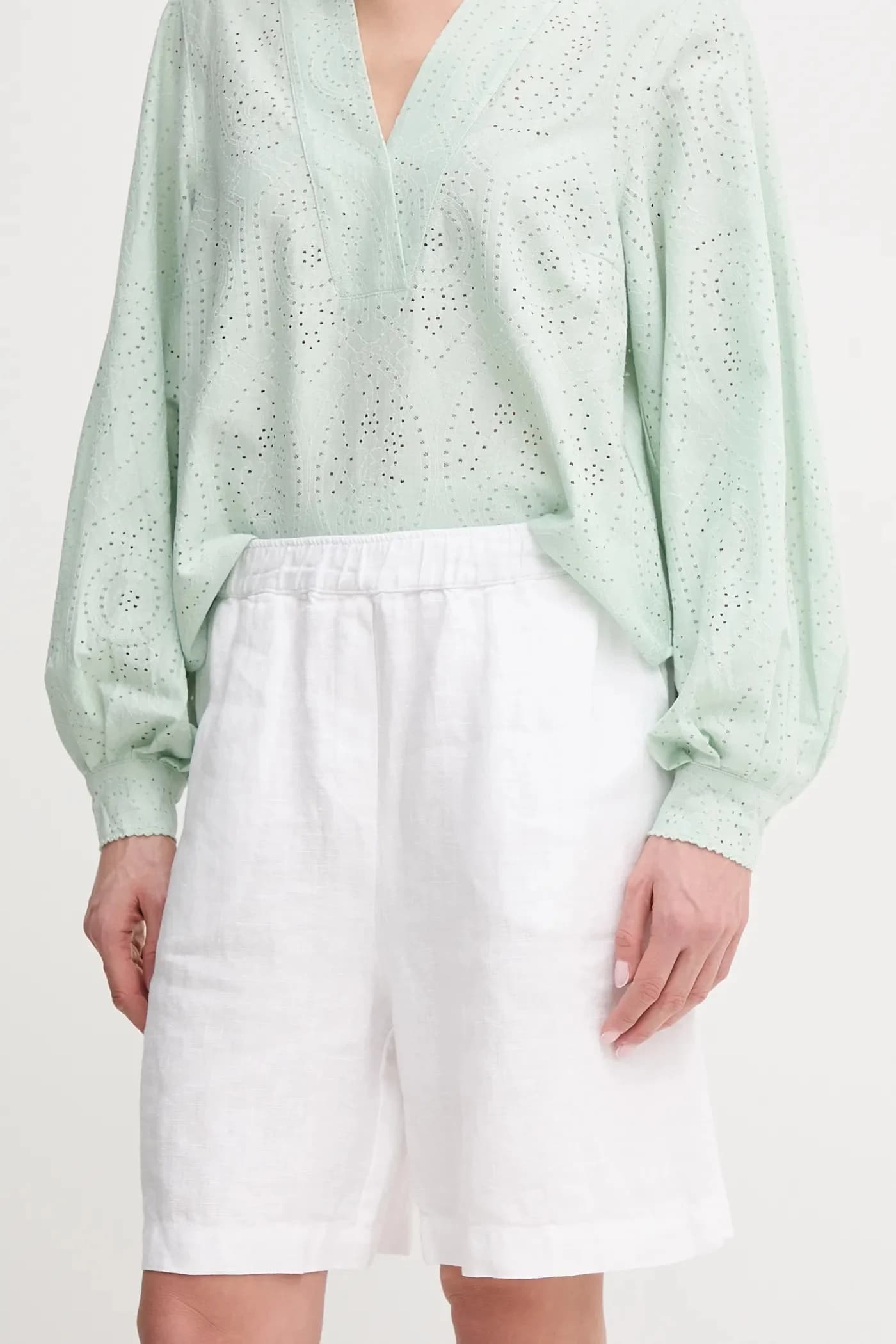 Льняные шорты