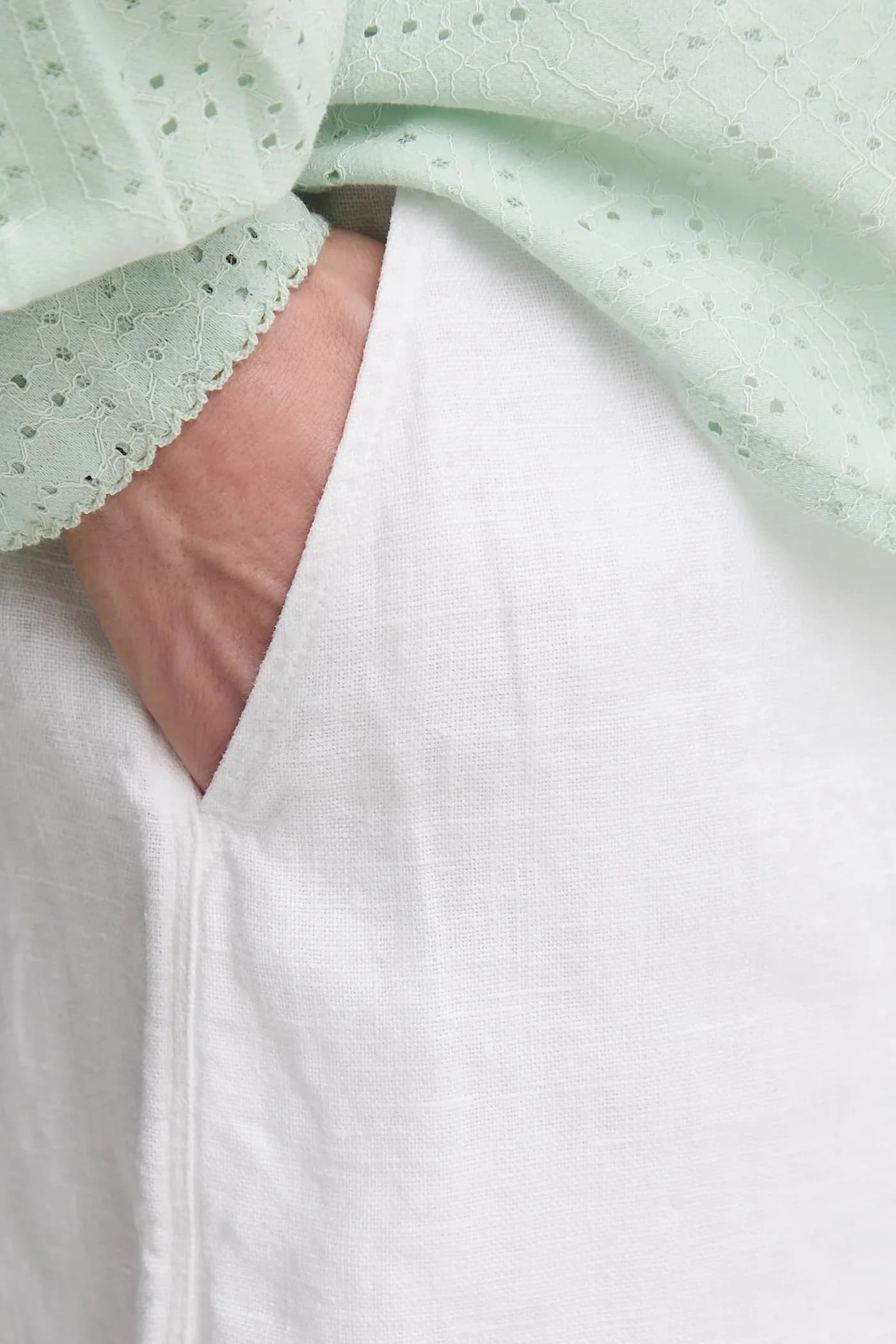 Льняные шорты - фото 4