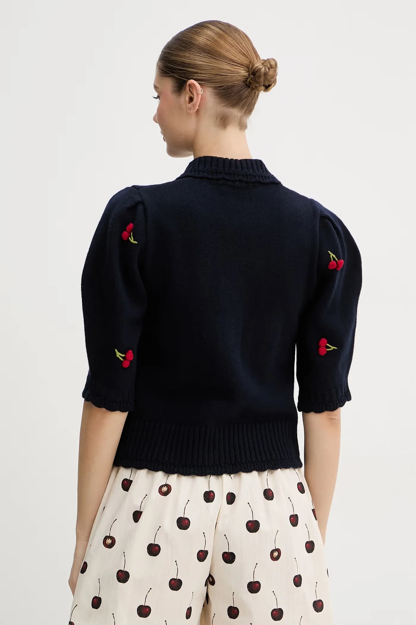 Женский кардиган из шерсти - фото 3