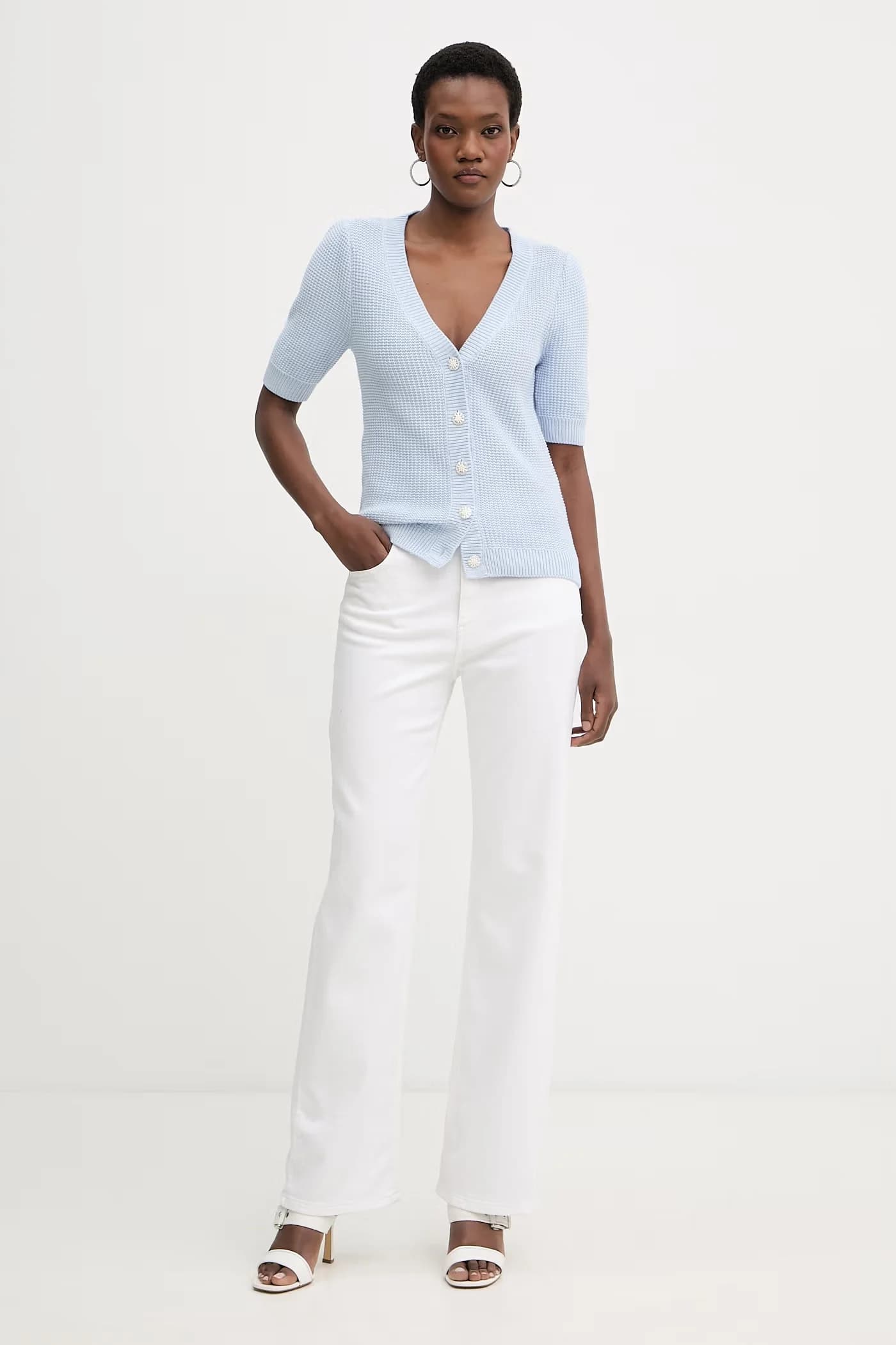 Женский хлопковый кардиган - фото 2