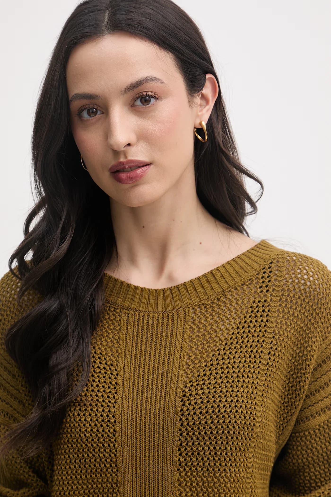 Женский хлопковый свитер - фото 4