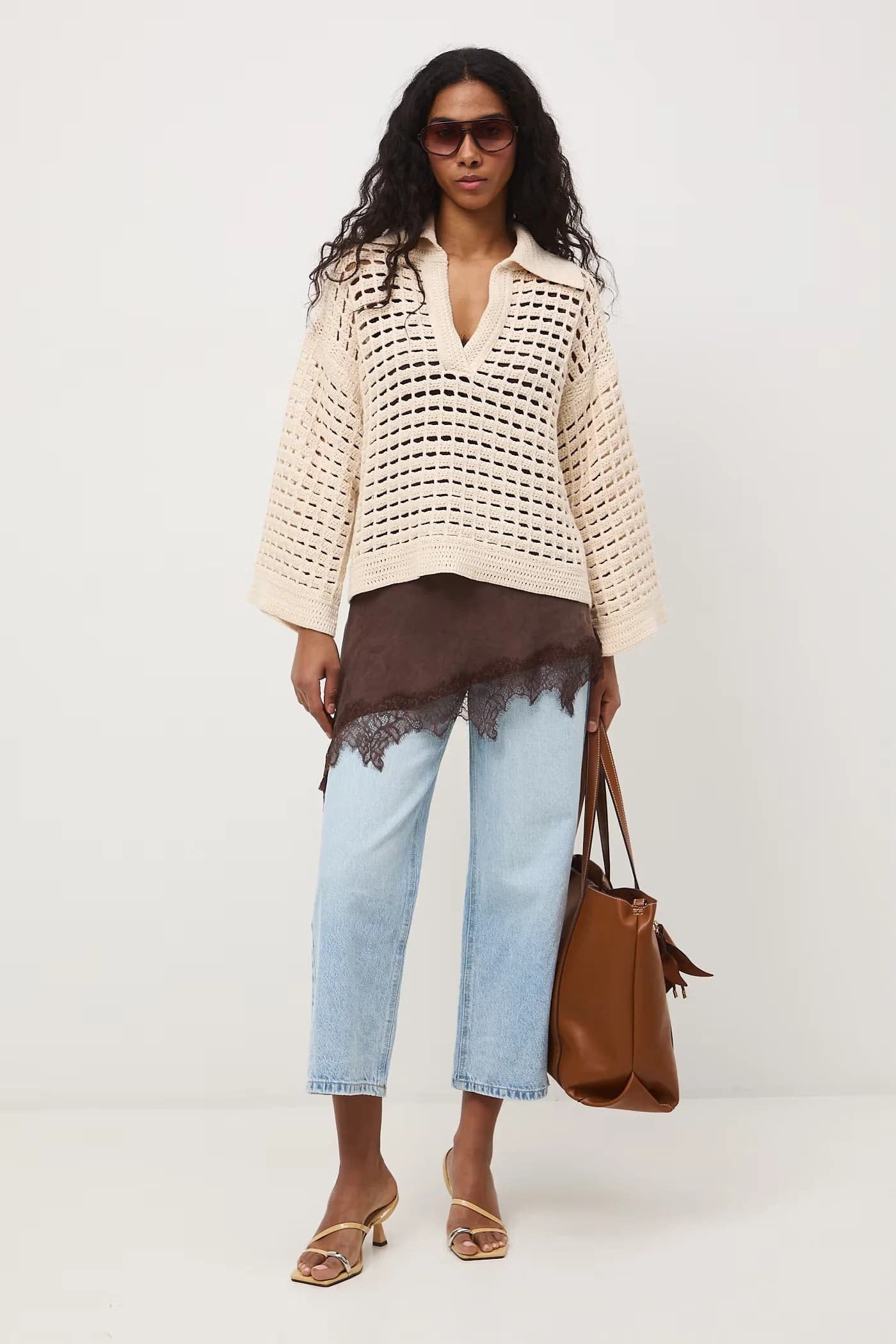 Женский хлопковый свитер