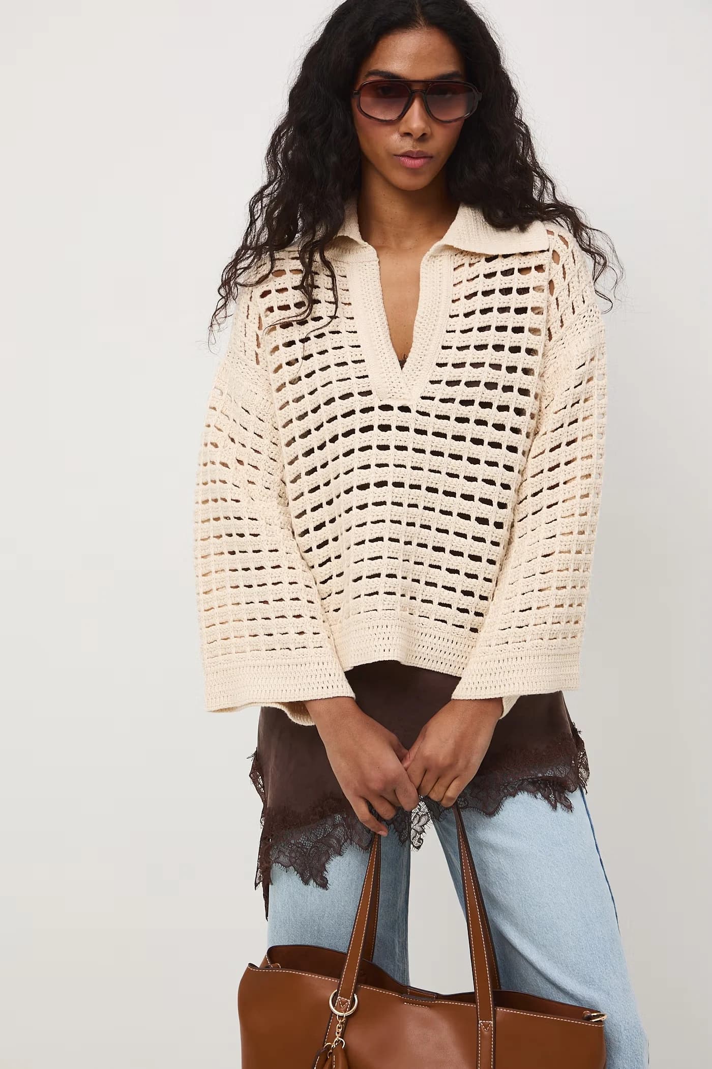 Женский хлопковый свитер - фото 2