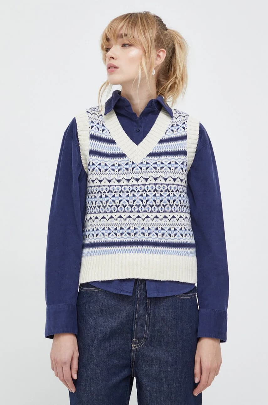 Жилет из смесовой шерсти