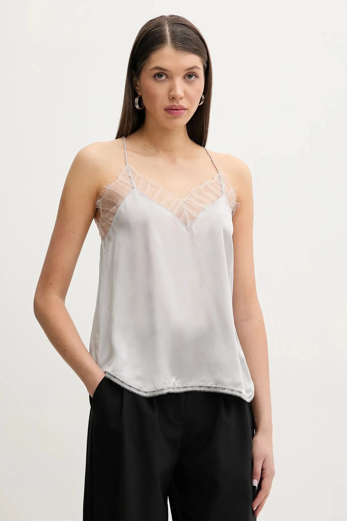 Шелковый топ