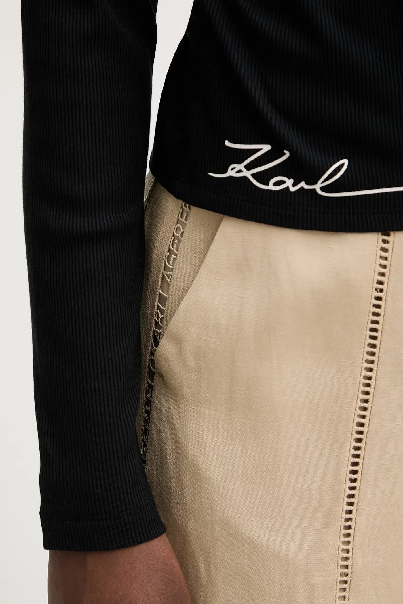 Женский лонгслив из вискозы. - фото 5