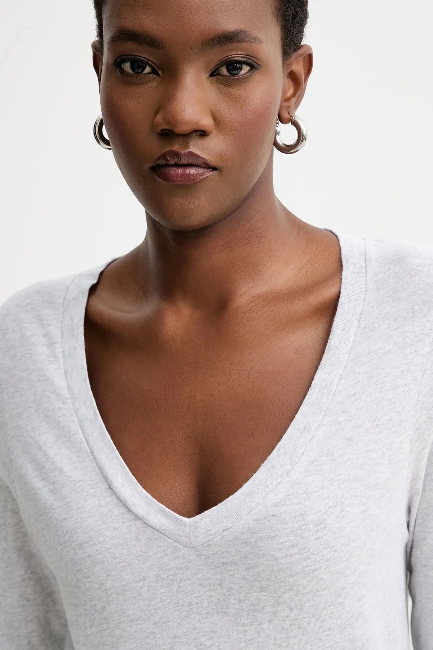 Хлопковая рубашка с длинным рукавом - фото 4