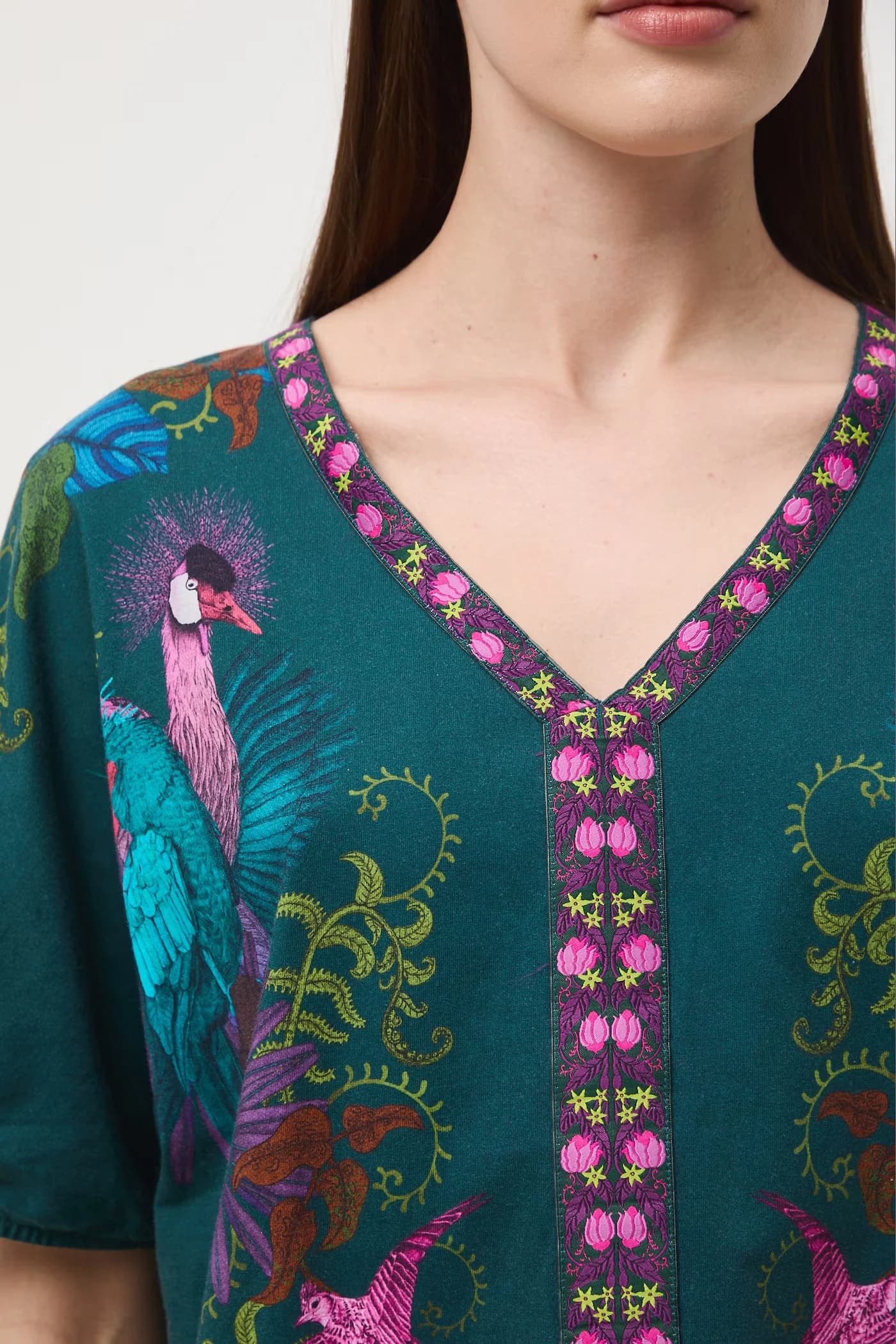 Женская хлопковая футболка оверсайз - фото 6