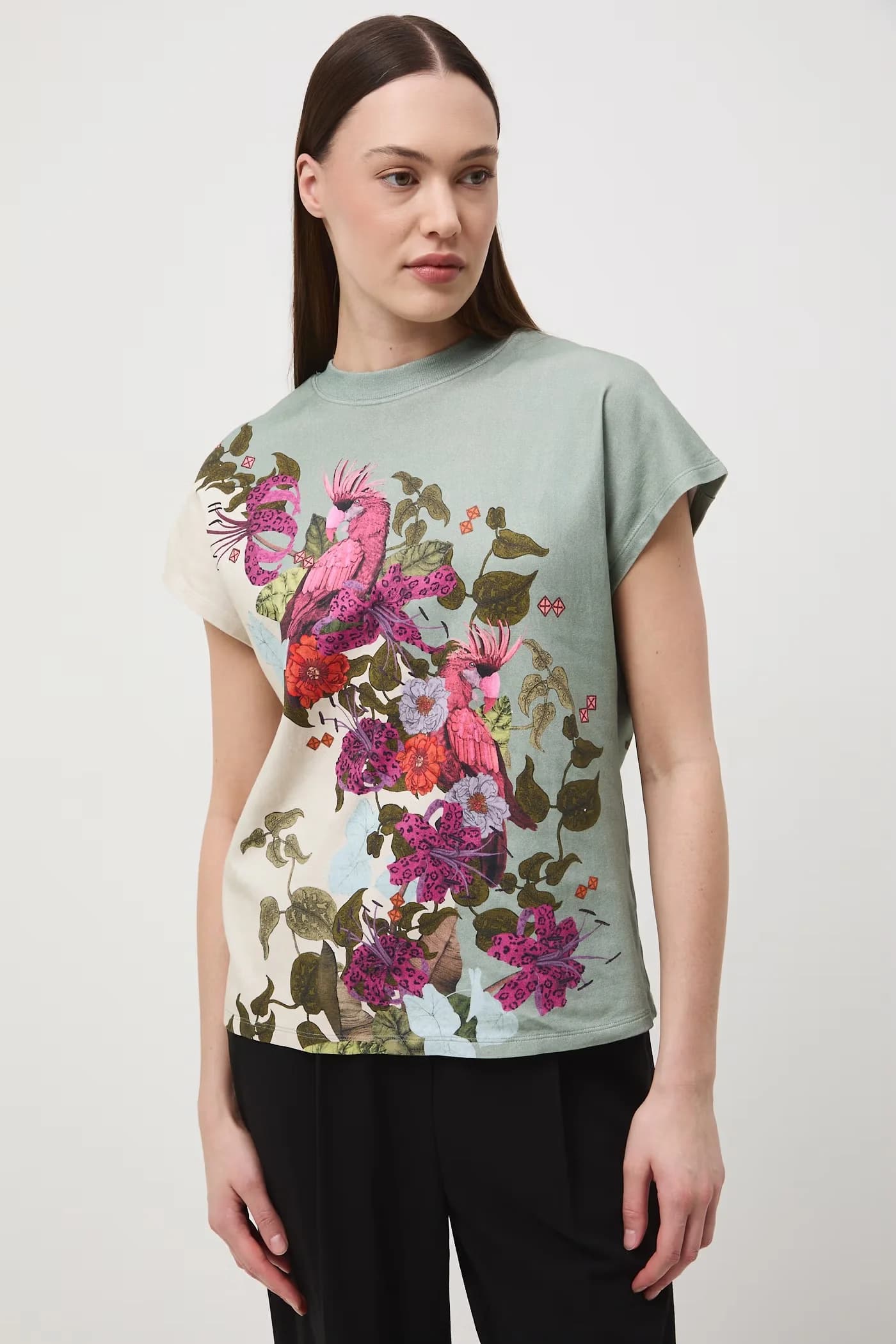 Женская хлопковая футболка - фото 3