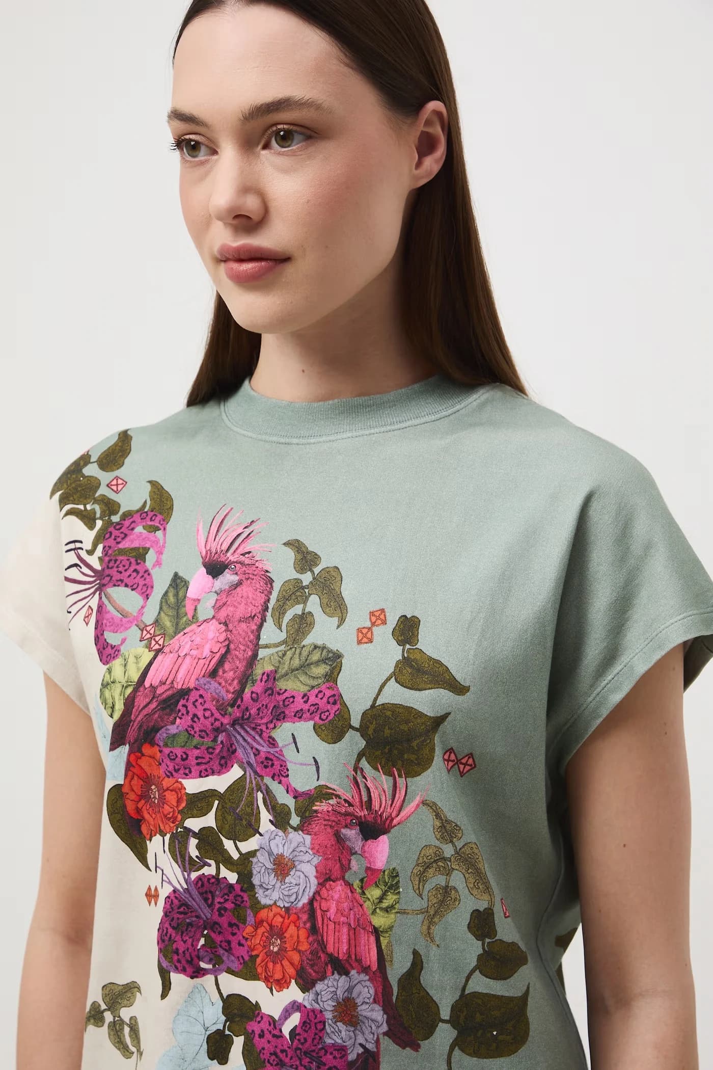 Женская хлопковая футболка - фото 5