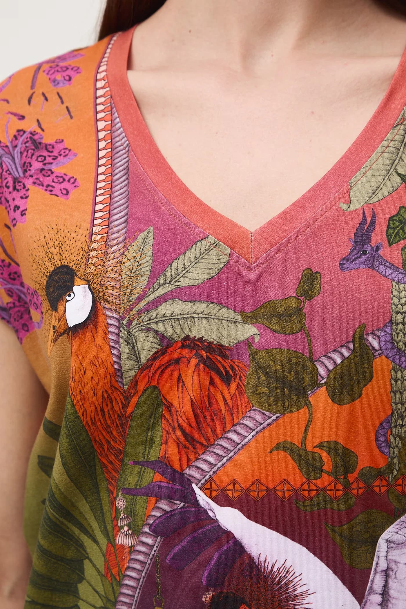 Женская хлопковая футболка с эластаном - фото 6