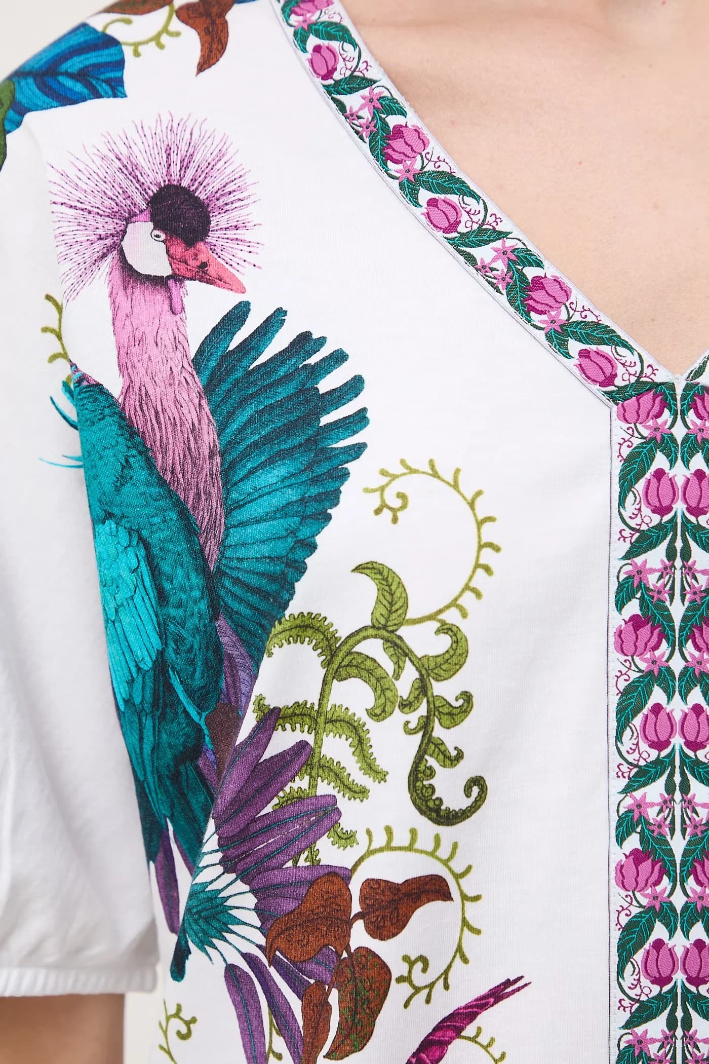 Женская хлопковая футболка оверсайз - фото 6