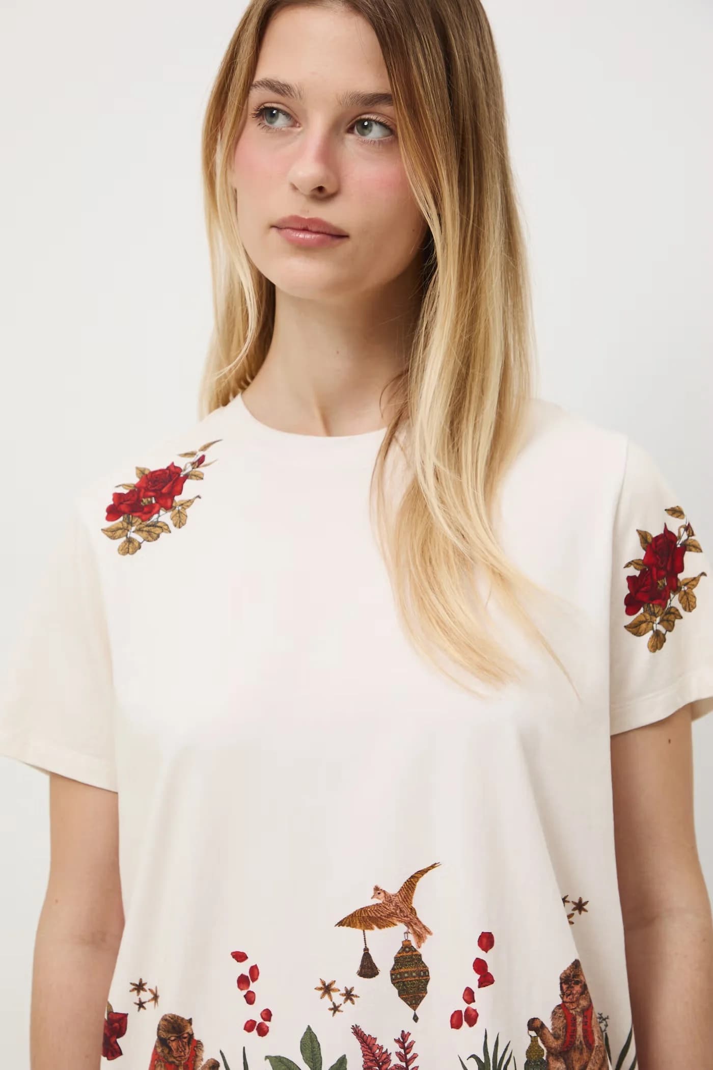 Женская хлопковая футболка с эластаном - фото 5