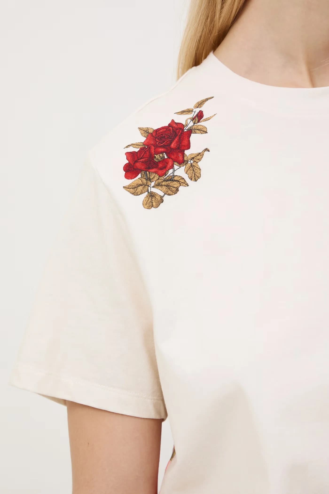 Женская хлопковая футболка с эластаном - фото 6