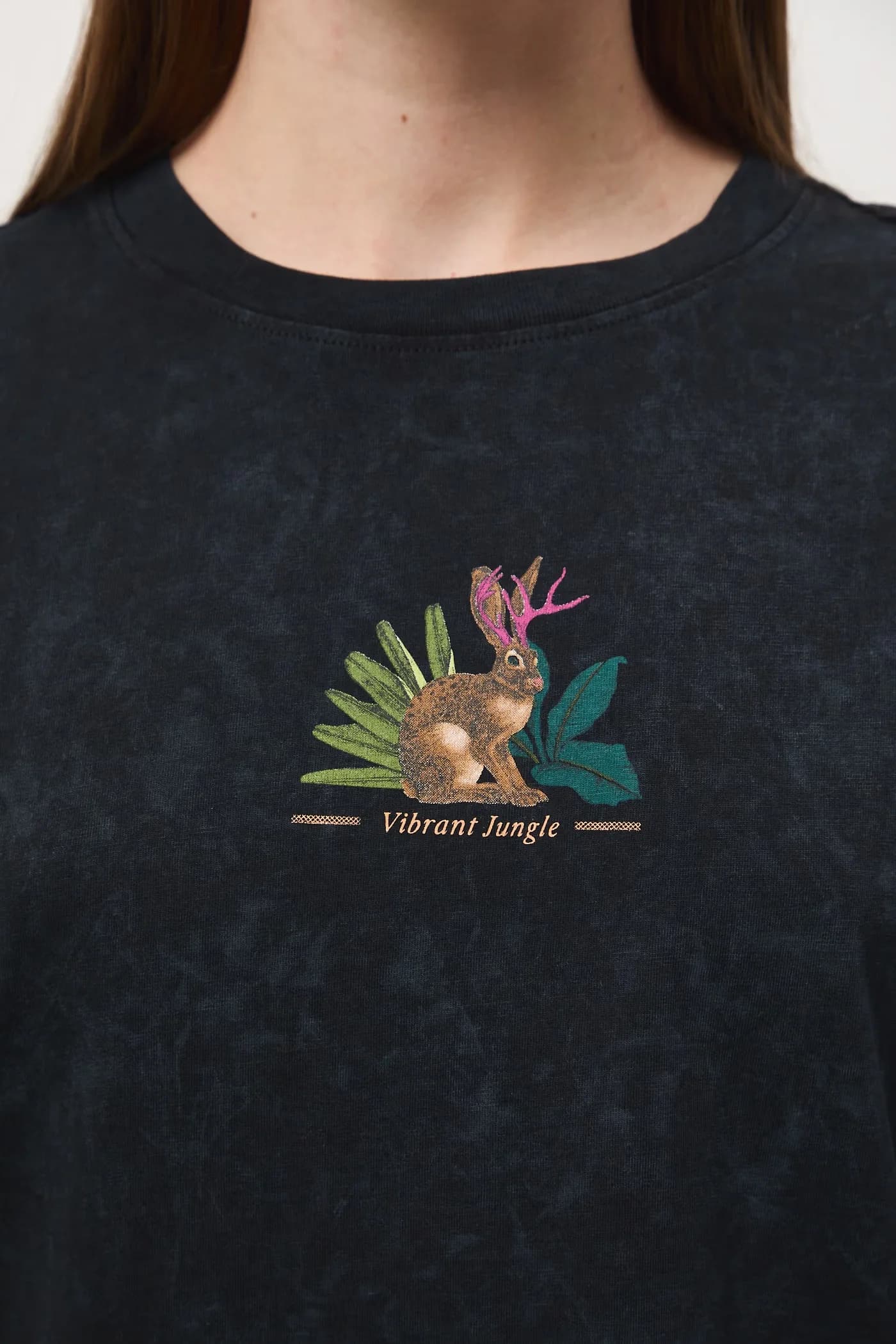 Женская хлопковая футболка оверсайз - фото 5