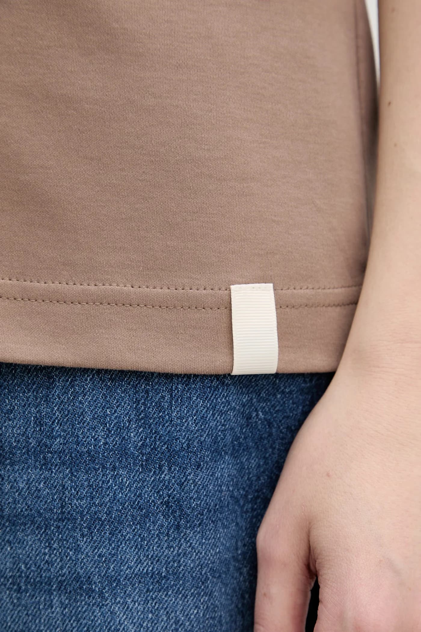 Женская хлопковая футболка - фото 5