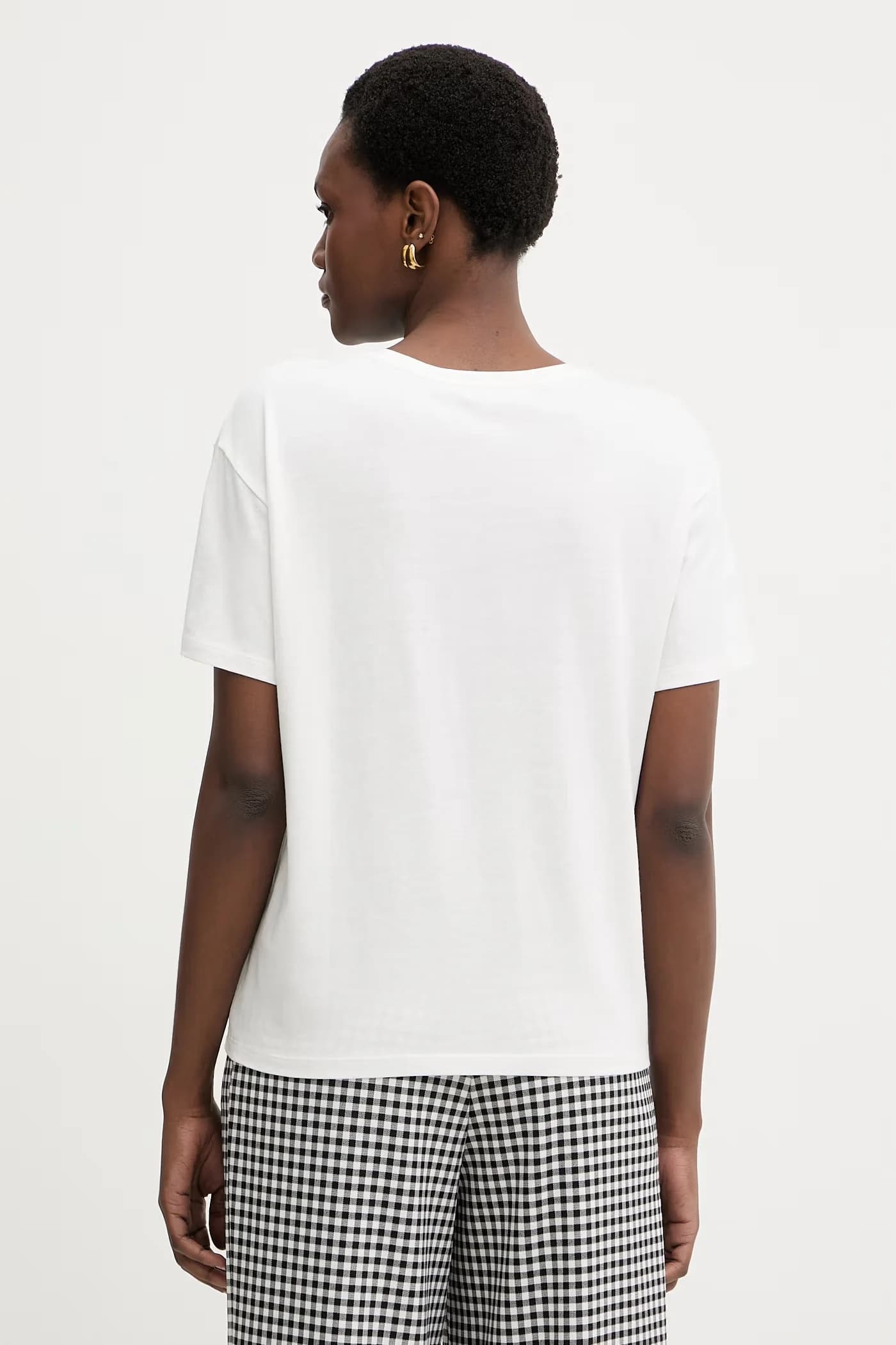 Женская хлопковая футболка - фото 3