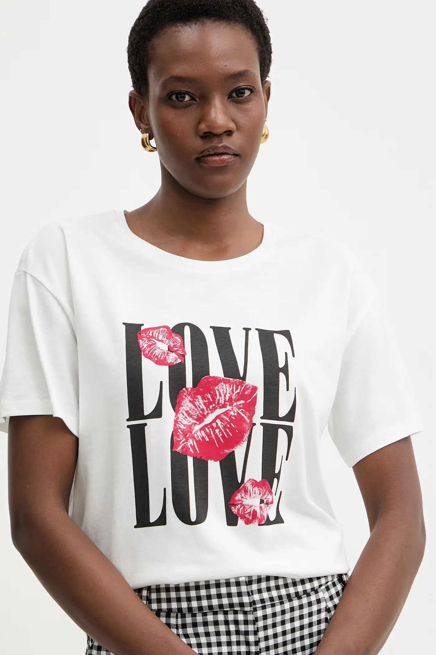 Женская хлопковая футболка - фото 4