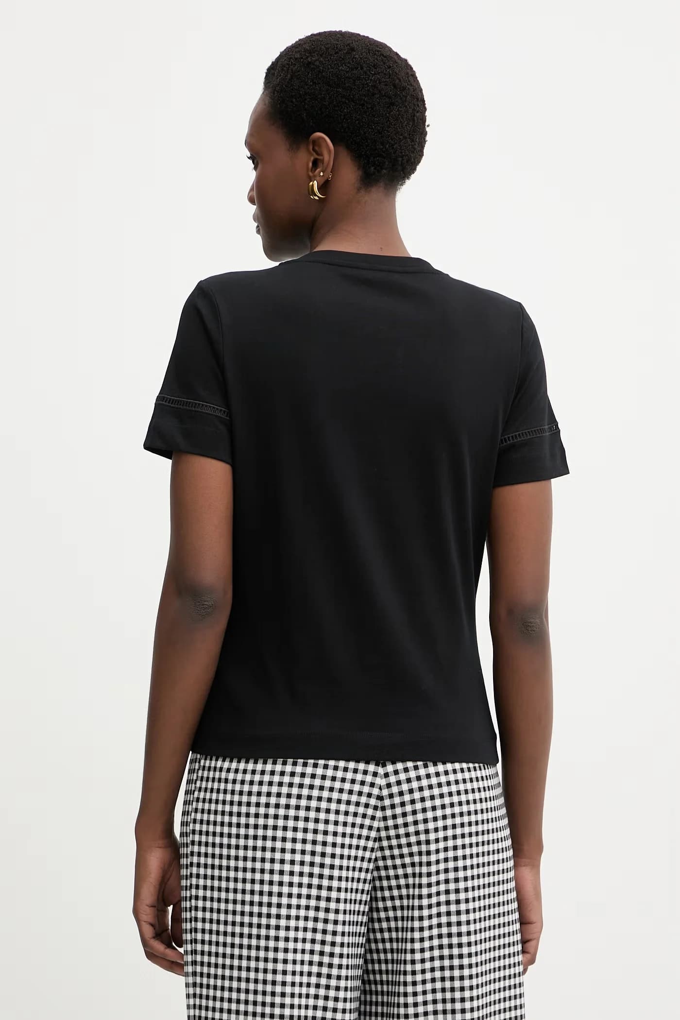 МИНА женская хлопковая футболка - фото 3