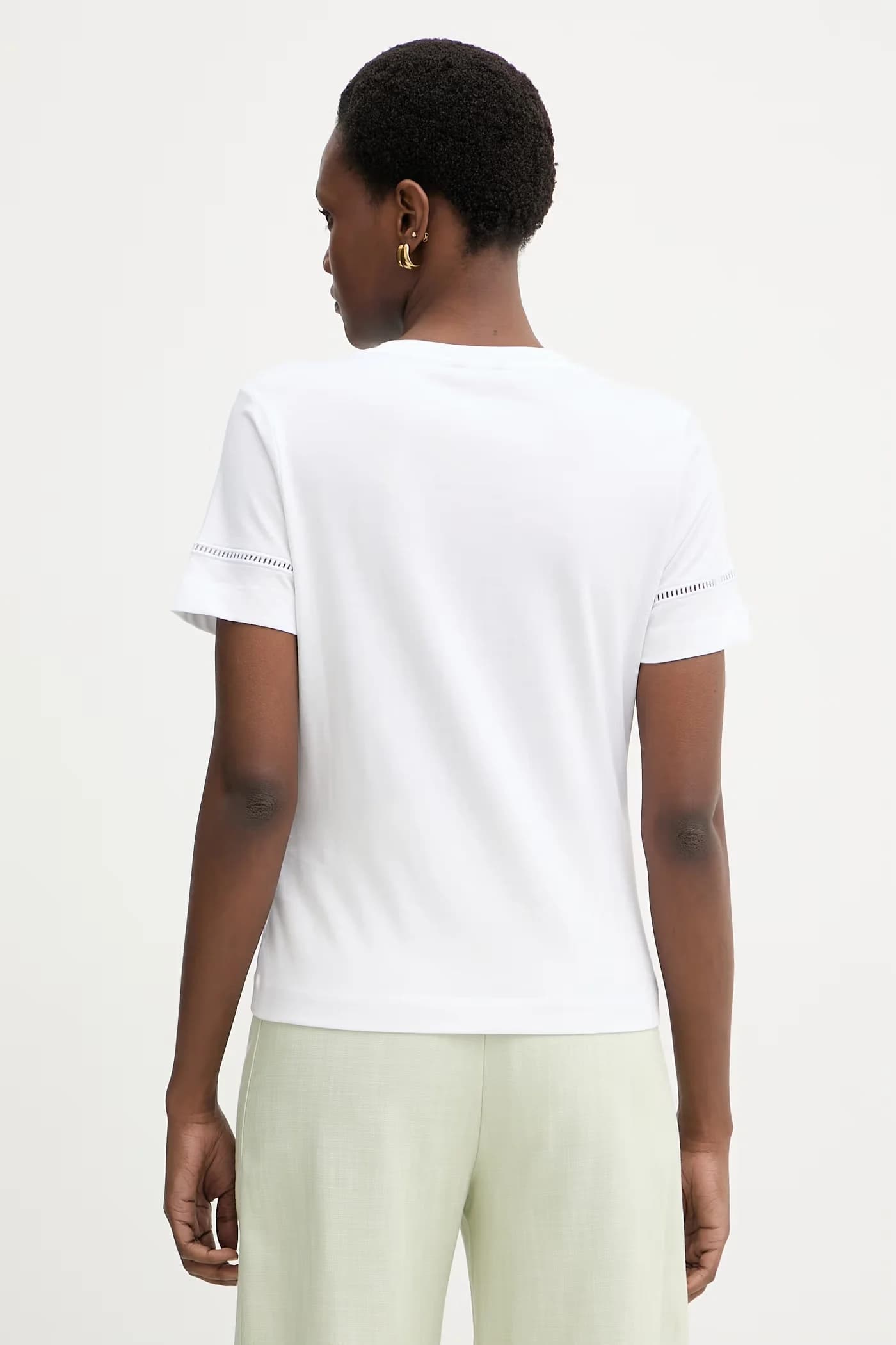 МИНА женская хлопковая футболка - фото 3