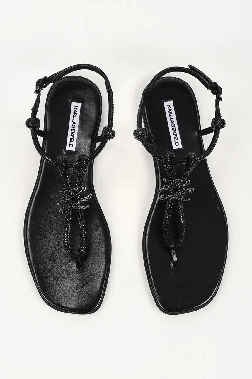 Женские кожаные босоножки Olympia Ii на открытой пятке - фото 4