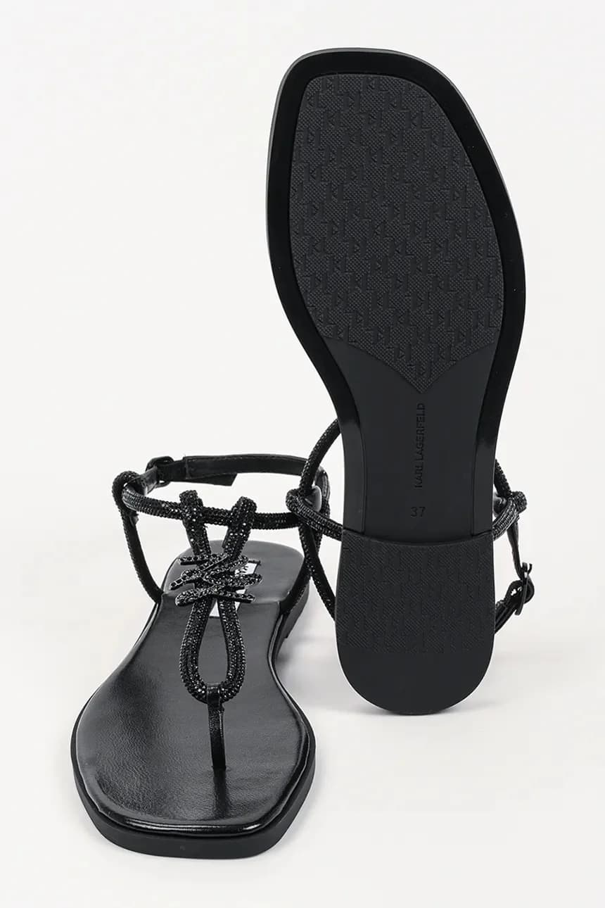 Женские кожаные босоножки Olympia Ii на открытой пятке - фото 5