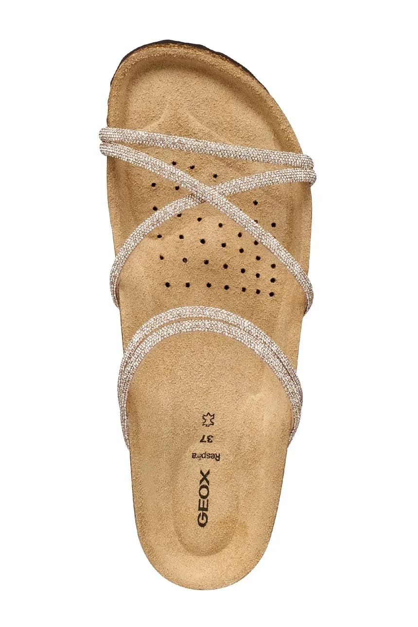 D BRIONIA R женские кожаные тапочки - фото 5