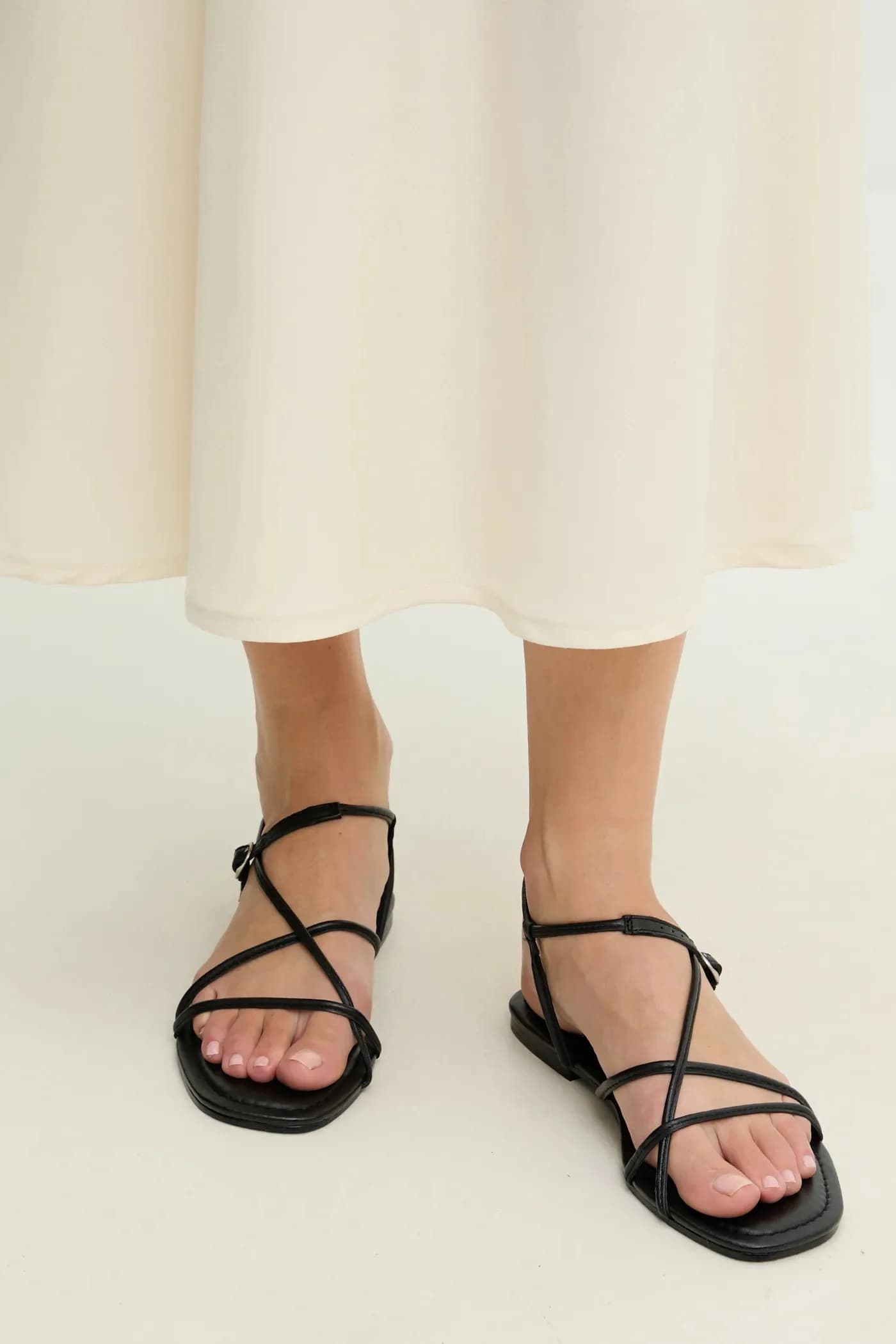 Кожаные сандалии