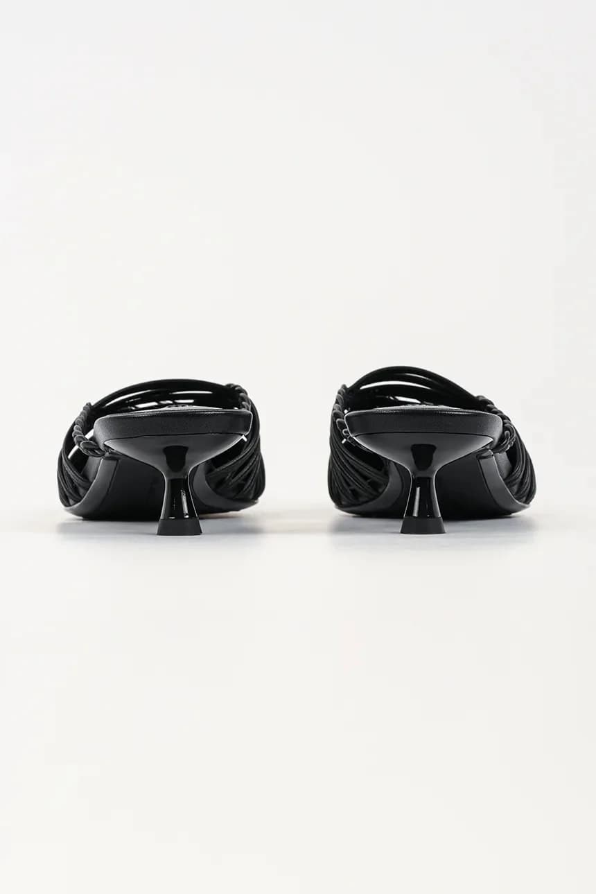 Паша кожаные туфли на высоком каблуке - фото 3