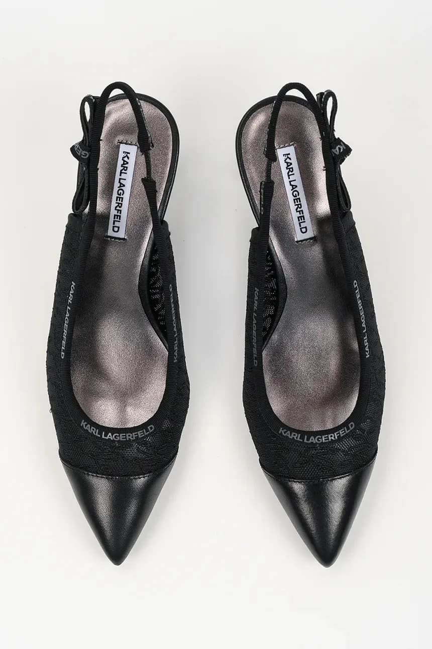 Кожаные туфли Sienna на высоком каблуке - фото 4